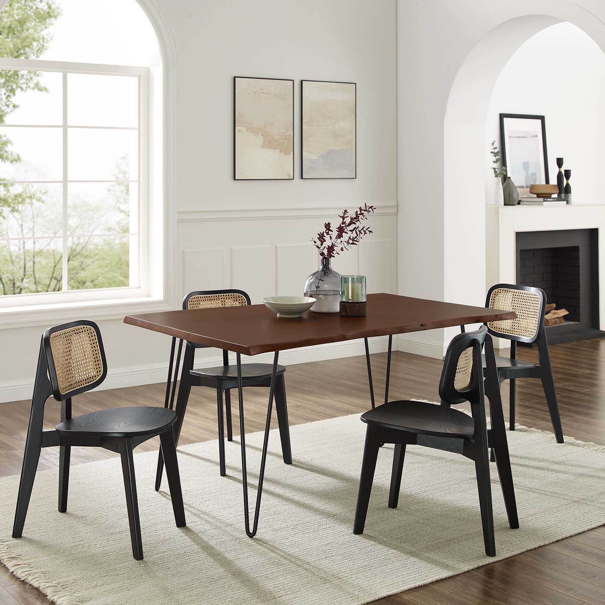Ardor 74" Live Edge Acacia Wood Acacia Wood Dining Table - Image 2