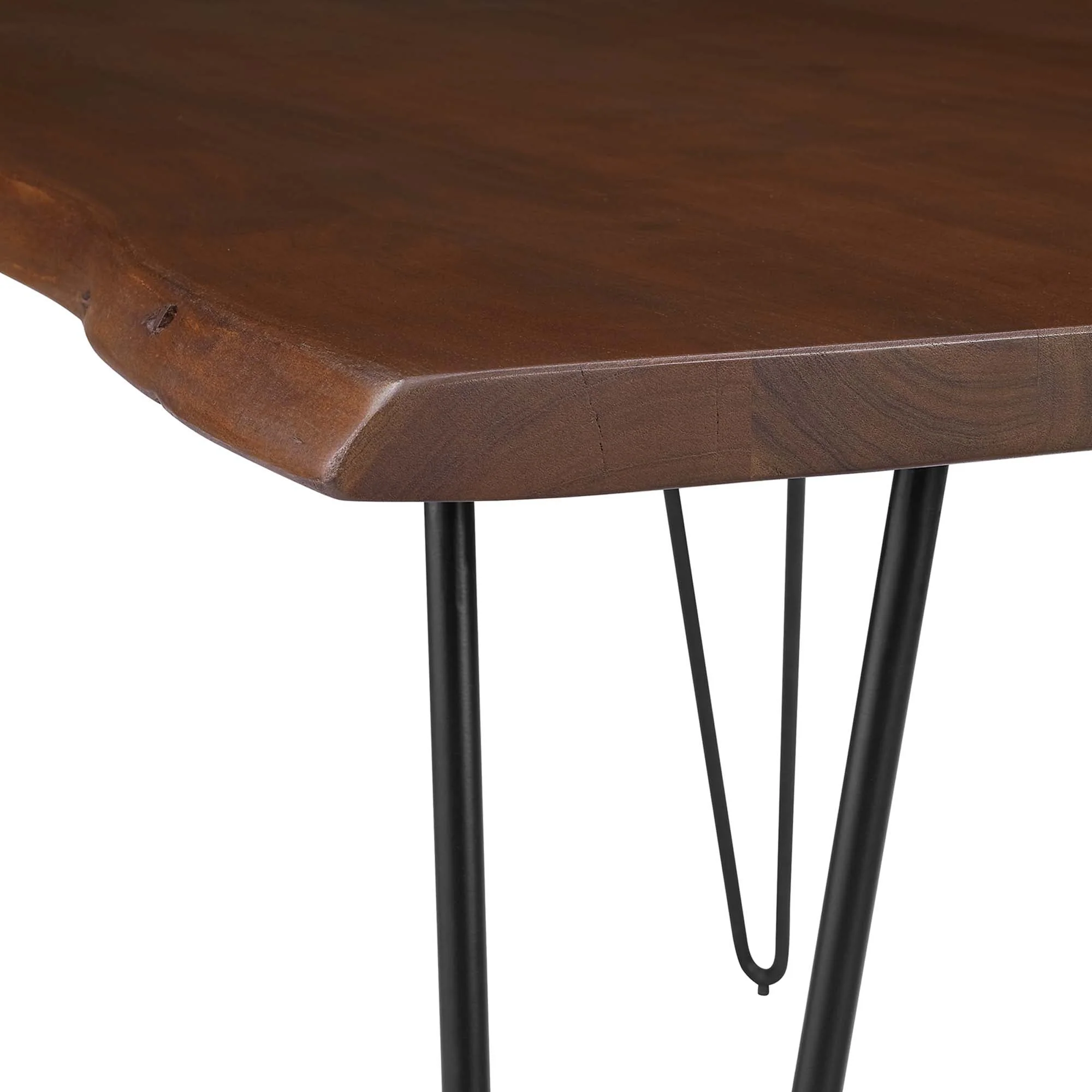 Ardor 74" Live Edge Acacia Wood Acacia Wood Dining Table - Image 8