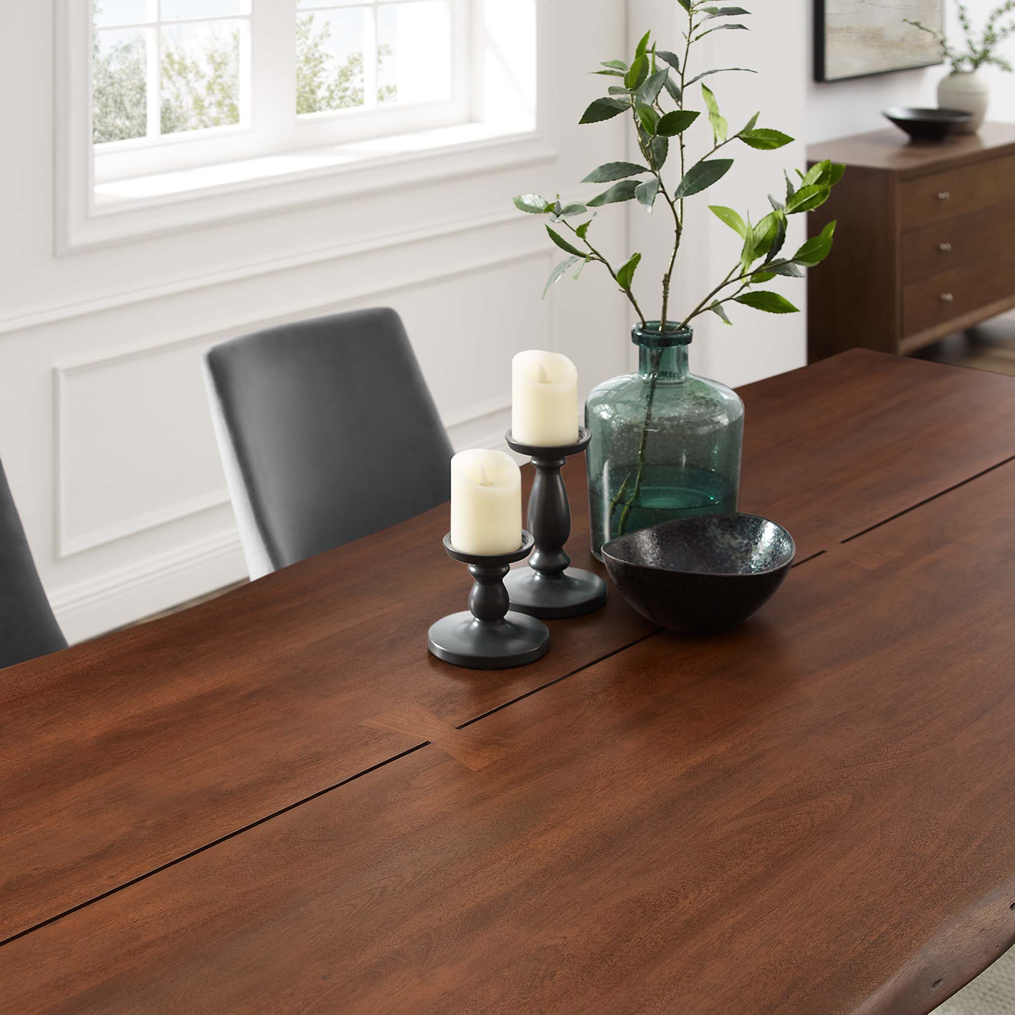 Ardor 96" Live Edge Acacia Wood Acacia Wood Dining Table - Image 14