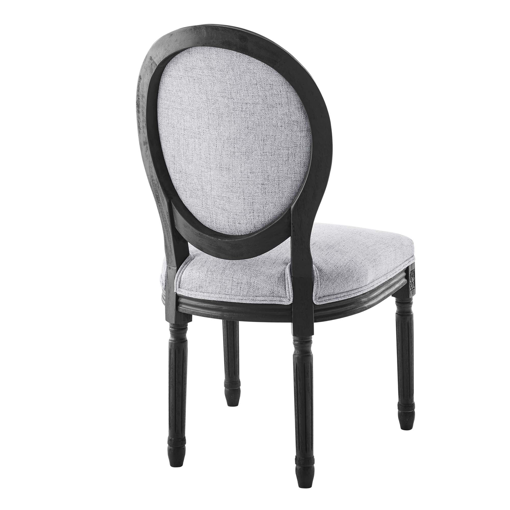 Arise Vintage French Upholstered Fabric Dining Side Chair - Image 3