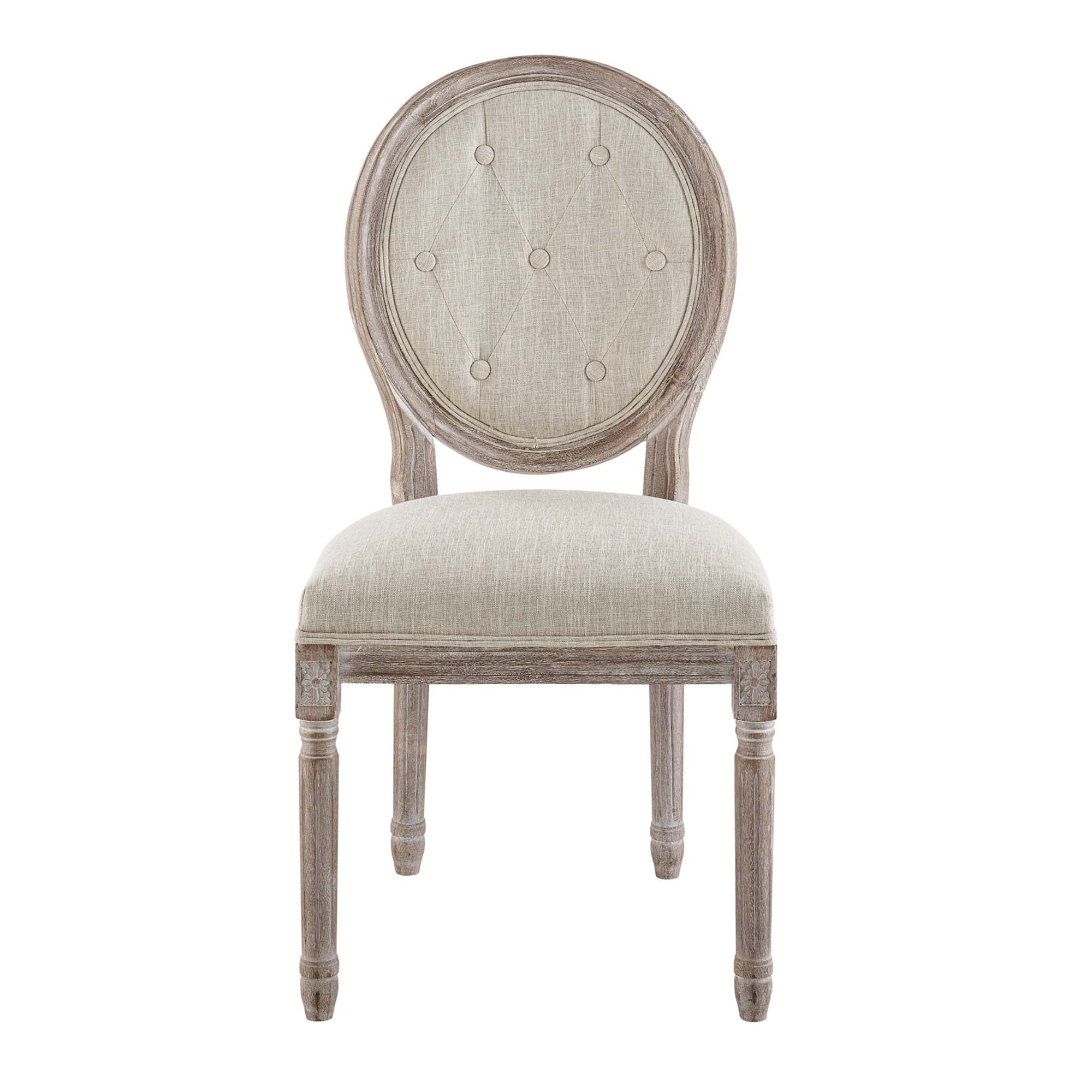 Arise Vintage French Upholstered Fabric Dining Side Chair Set of 2 - Image 13