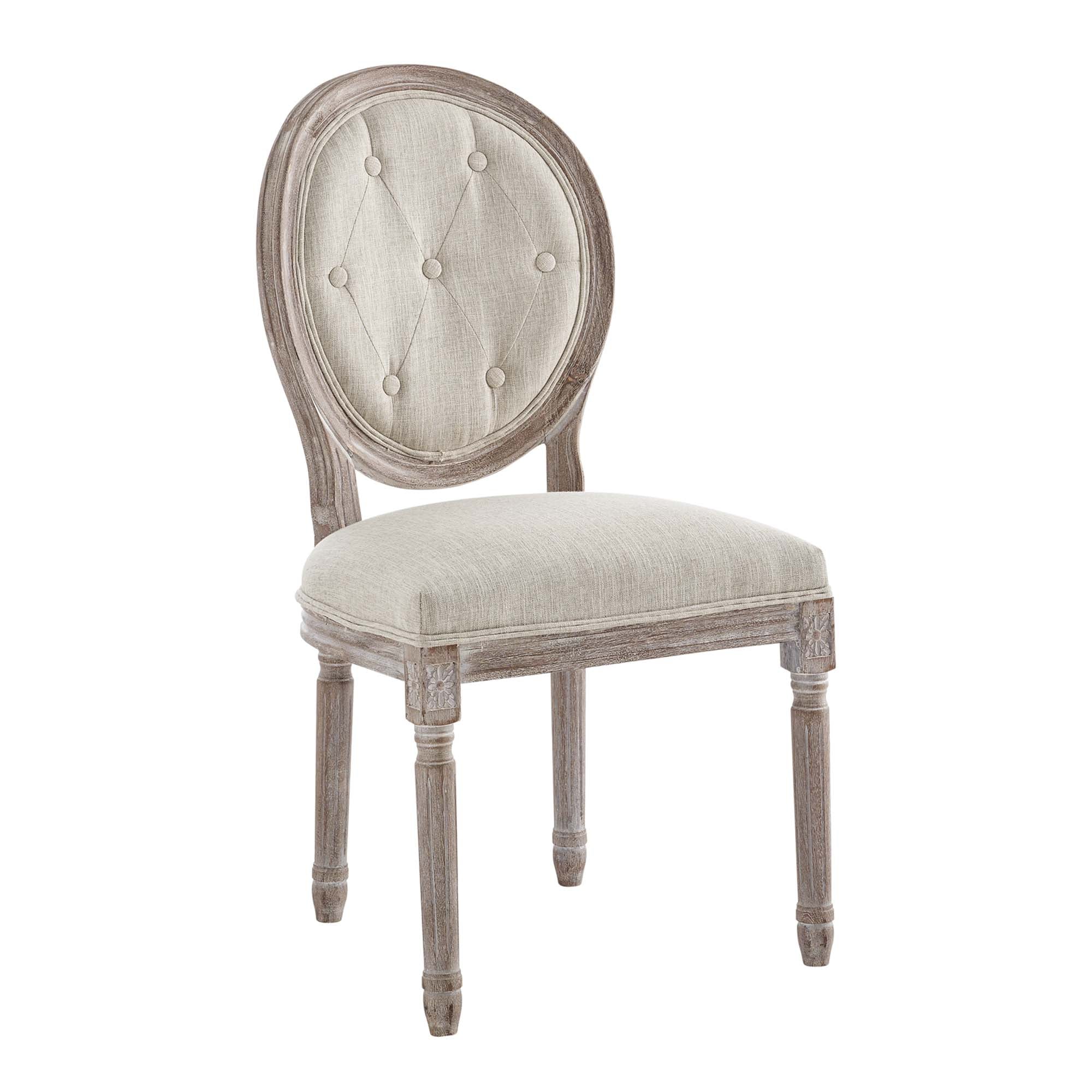 Arise Vintage French Upholstered Fabric Dining Side Chair Set of 2 - Image 16