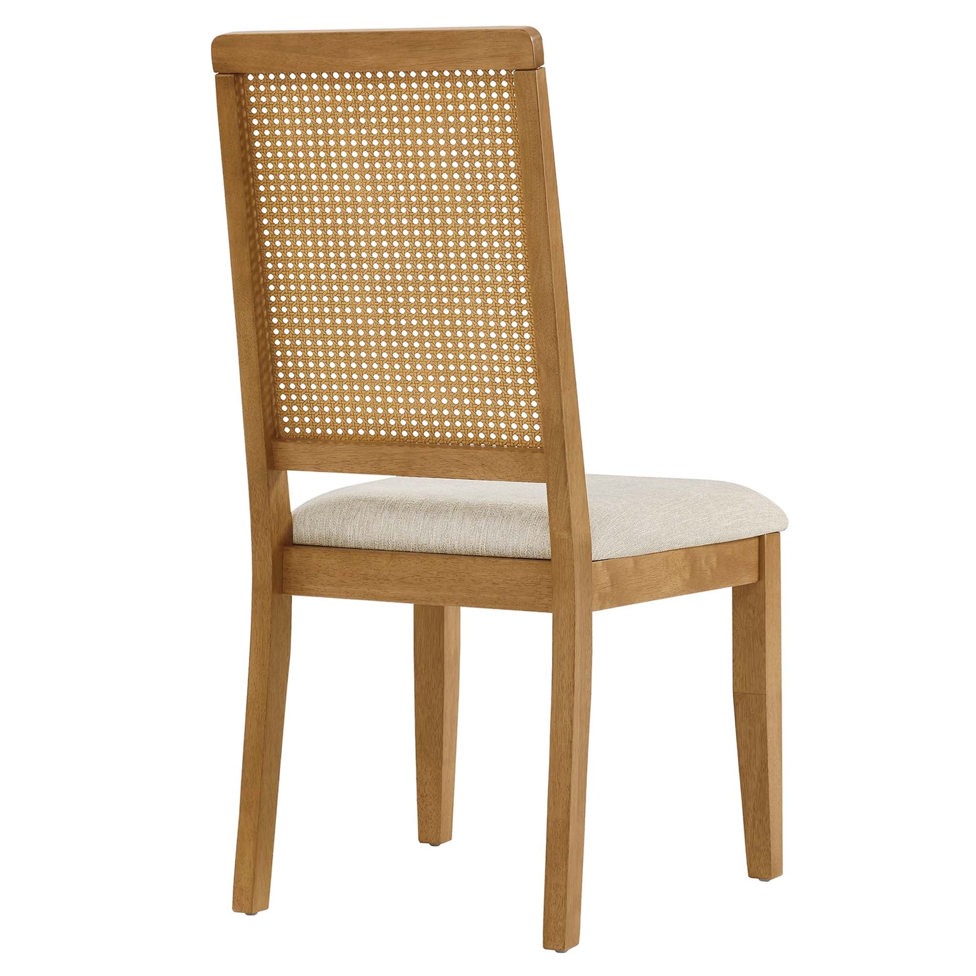 Arlo Faux Rattan and Wood Dining Side Chairs Set of 2 - Image 26