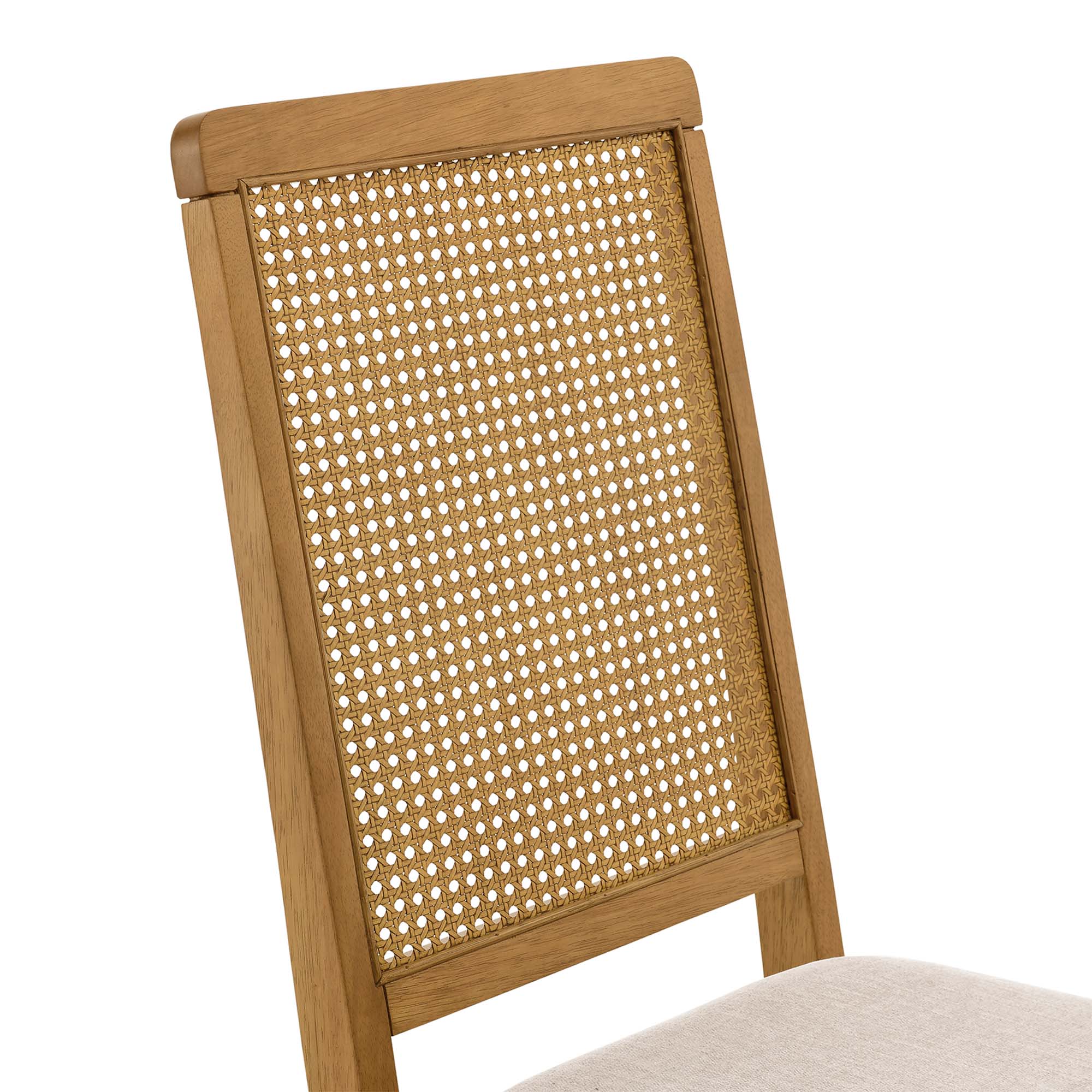 Arlo Faux Rattan and Wood Dining Side Chairs Set of 2 - Image 28