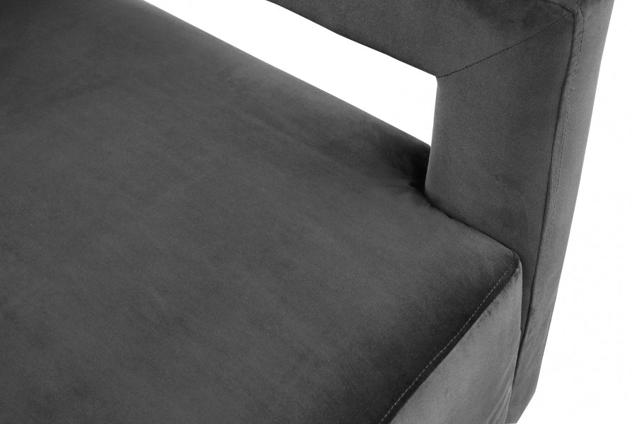 Armani Velvet Upholstered Accent Chair - Image 14
