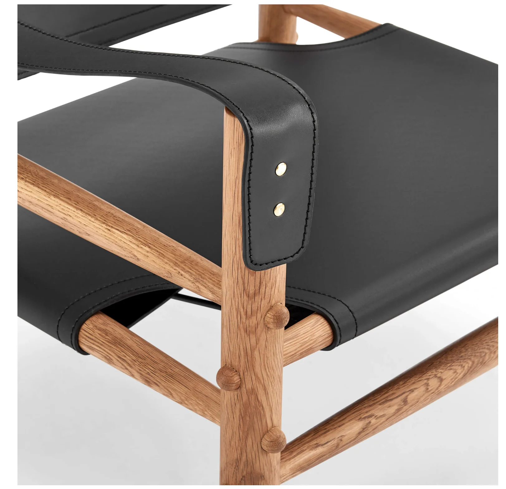 Arne Norell Sirocco Safari Wood and Leather Lounge Chair - Image 10