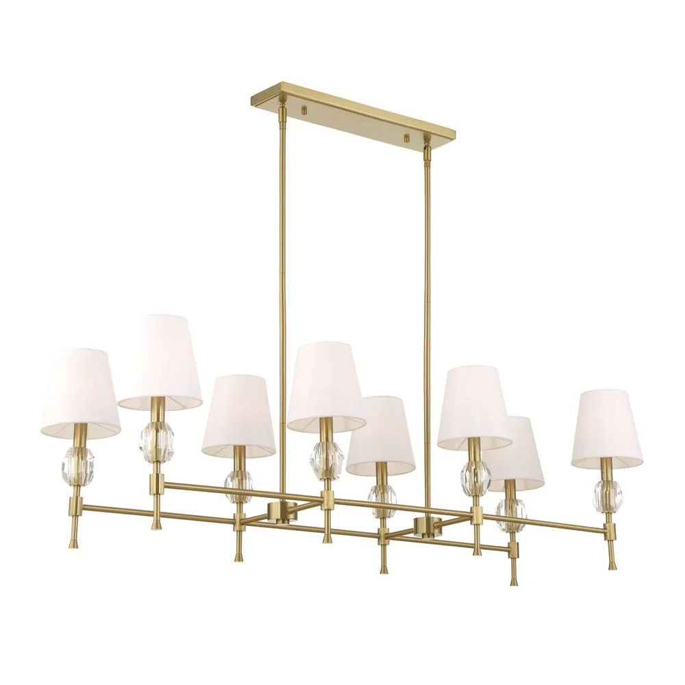 Arques 8 Lt Linear Chandelier - Image 13