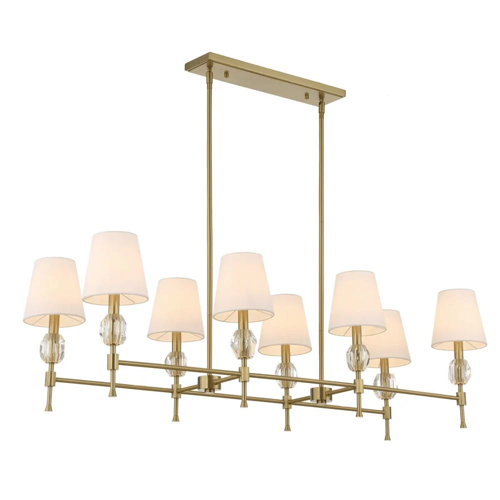 Arques 8 Lt Linear Chandelier - Image 3