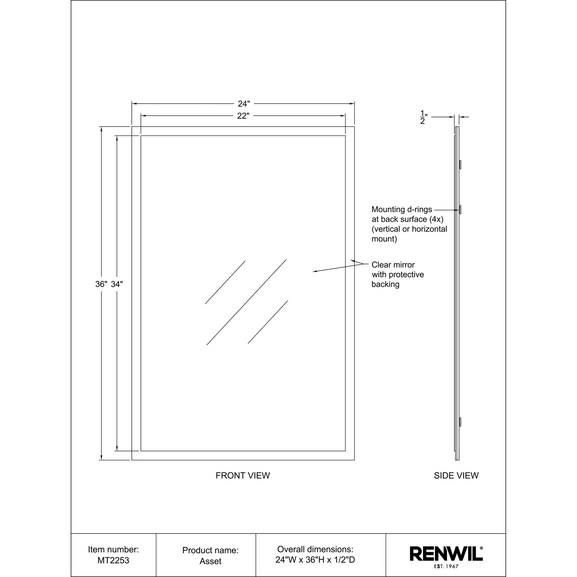 Asset Wall Mirror - Image 6