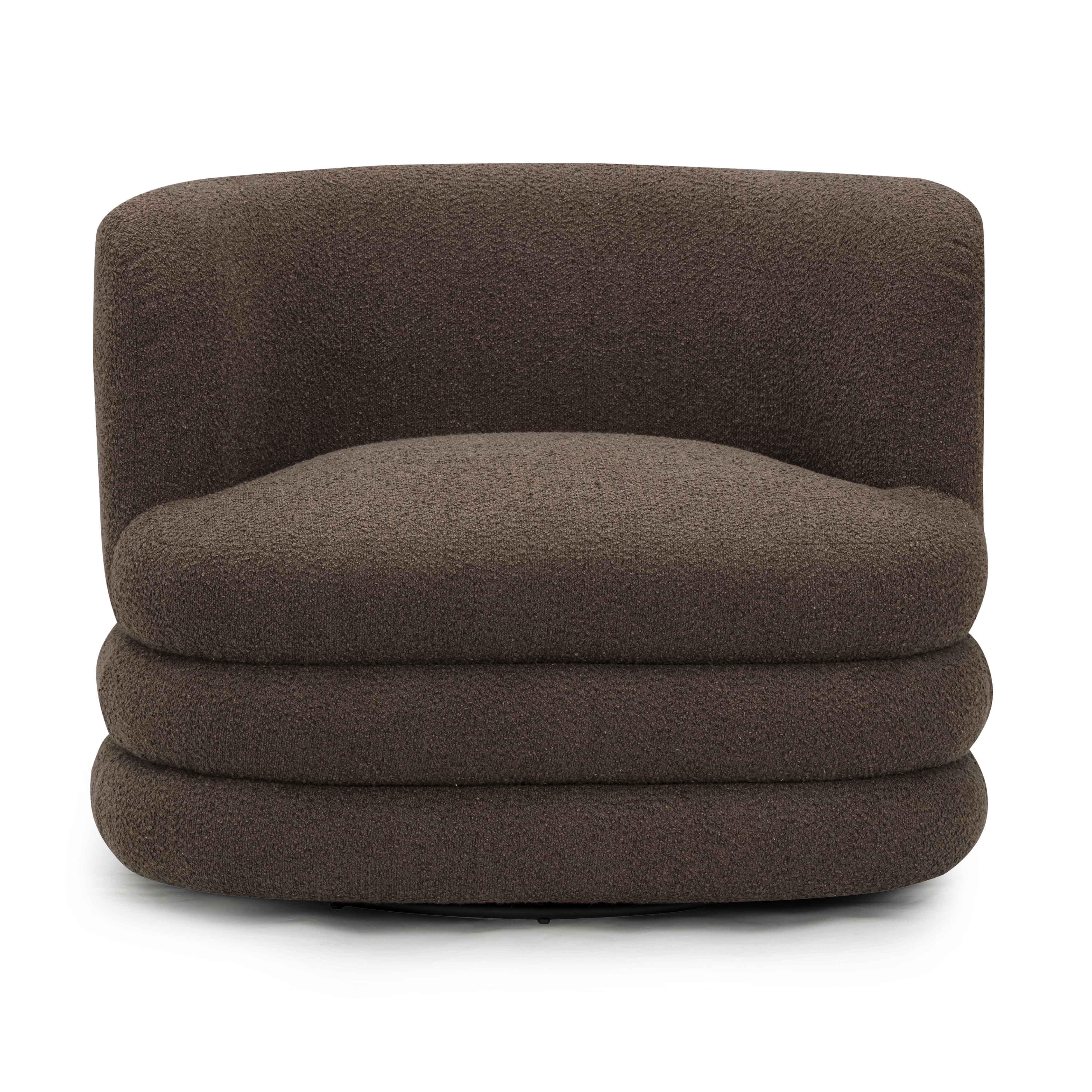 Astor Heavy Performance Boucle Swivel Hotel Lounge Chair - Image 10