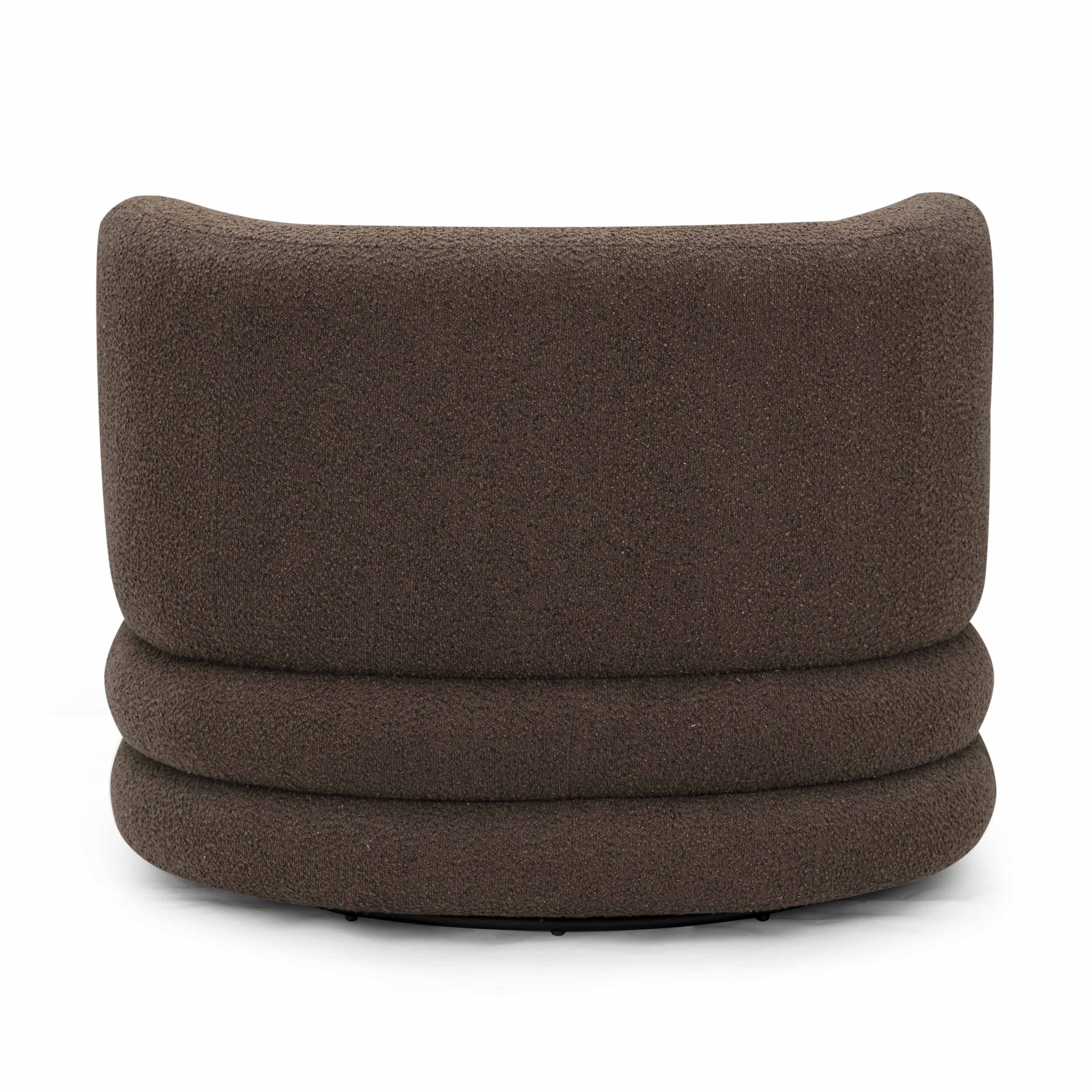 Astor Heavy Performance Boucle Swivel Hotel Lounge Chair - Image 12