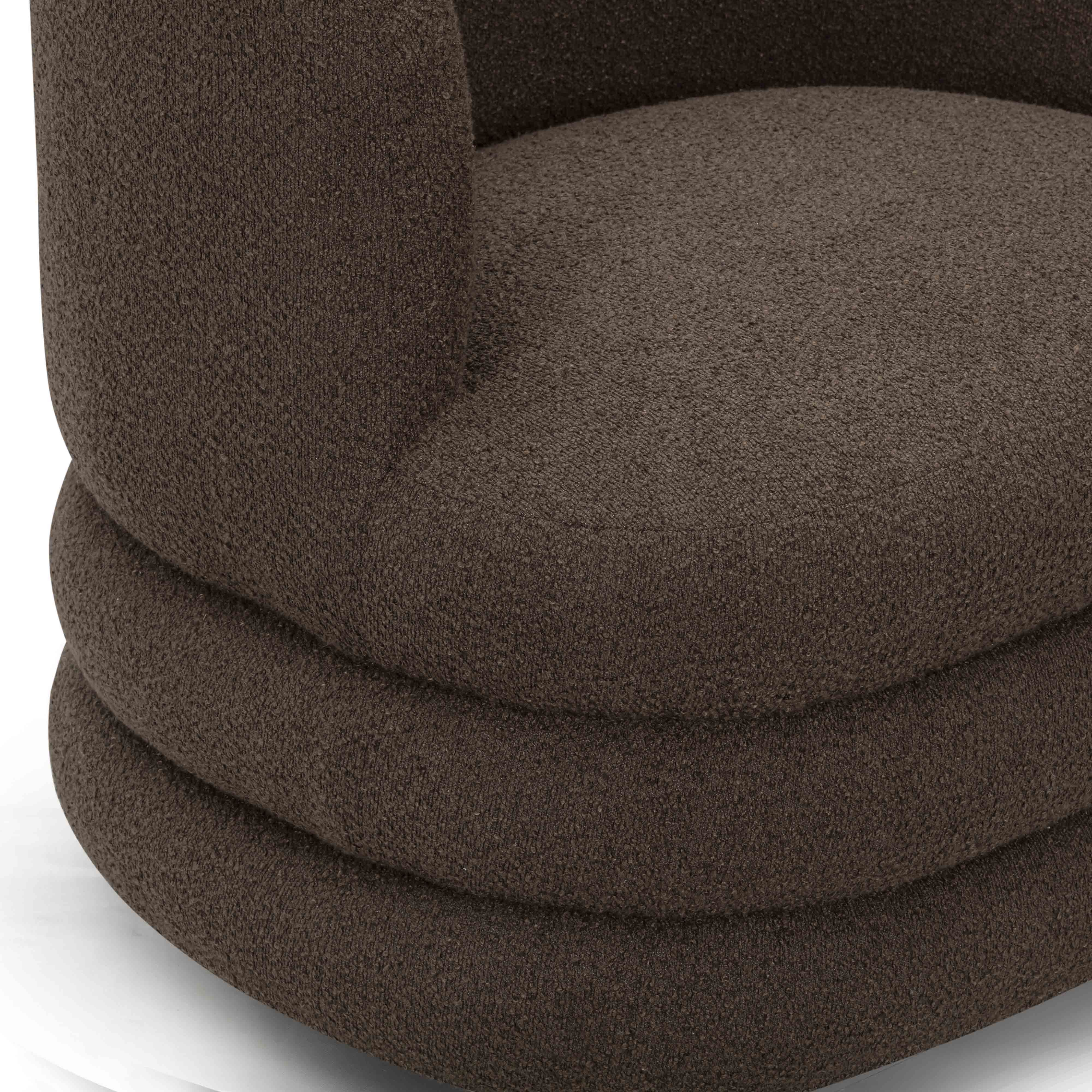 Astor Heavy Performance Boucle Swivel Hotel Lounge Chair - Image 13