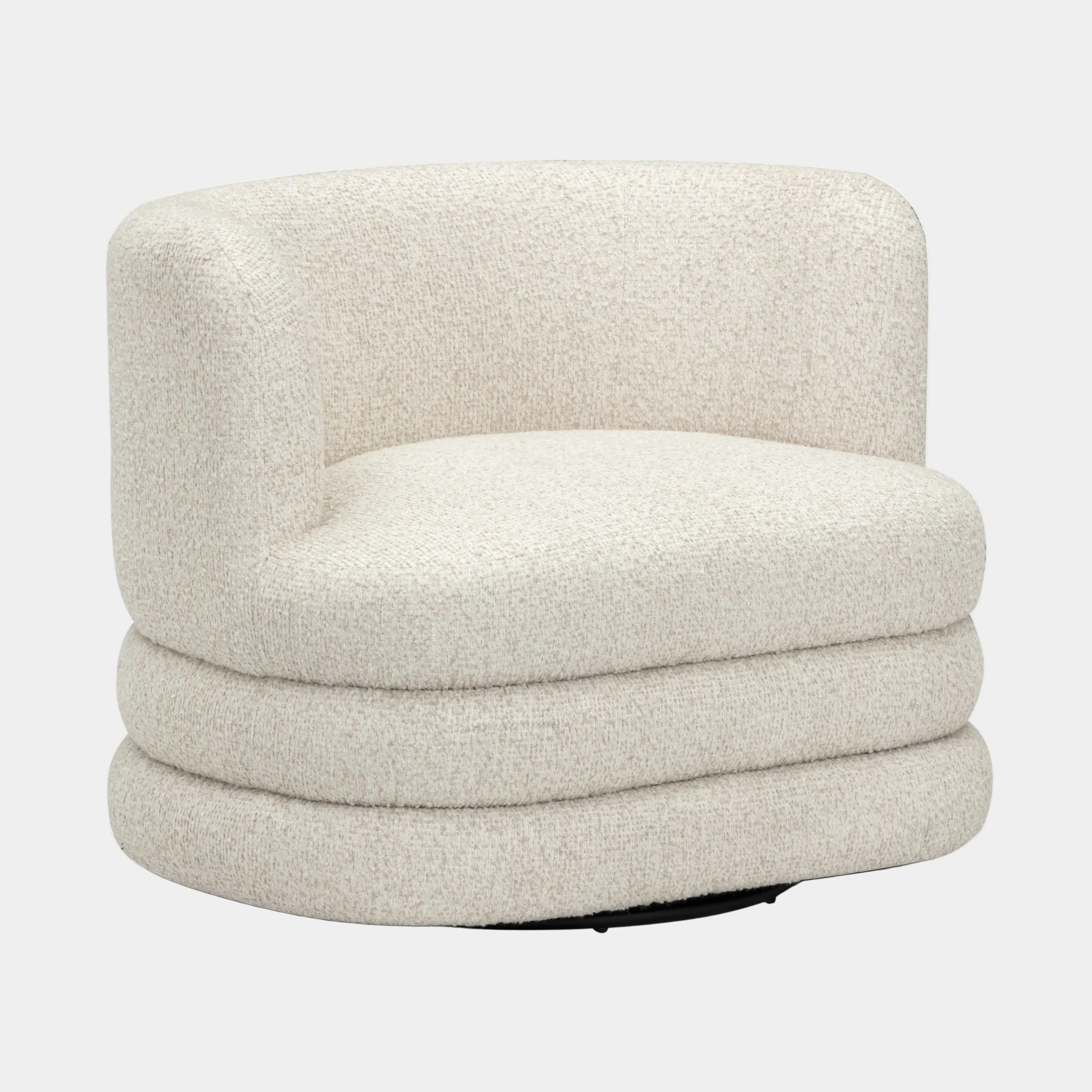 Astor Heavy Performance Boucle Swivel Hotel Lounge Chair - Image 16