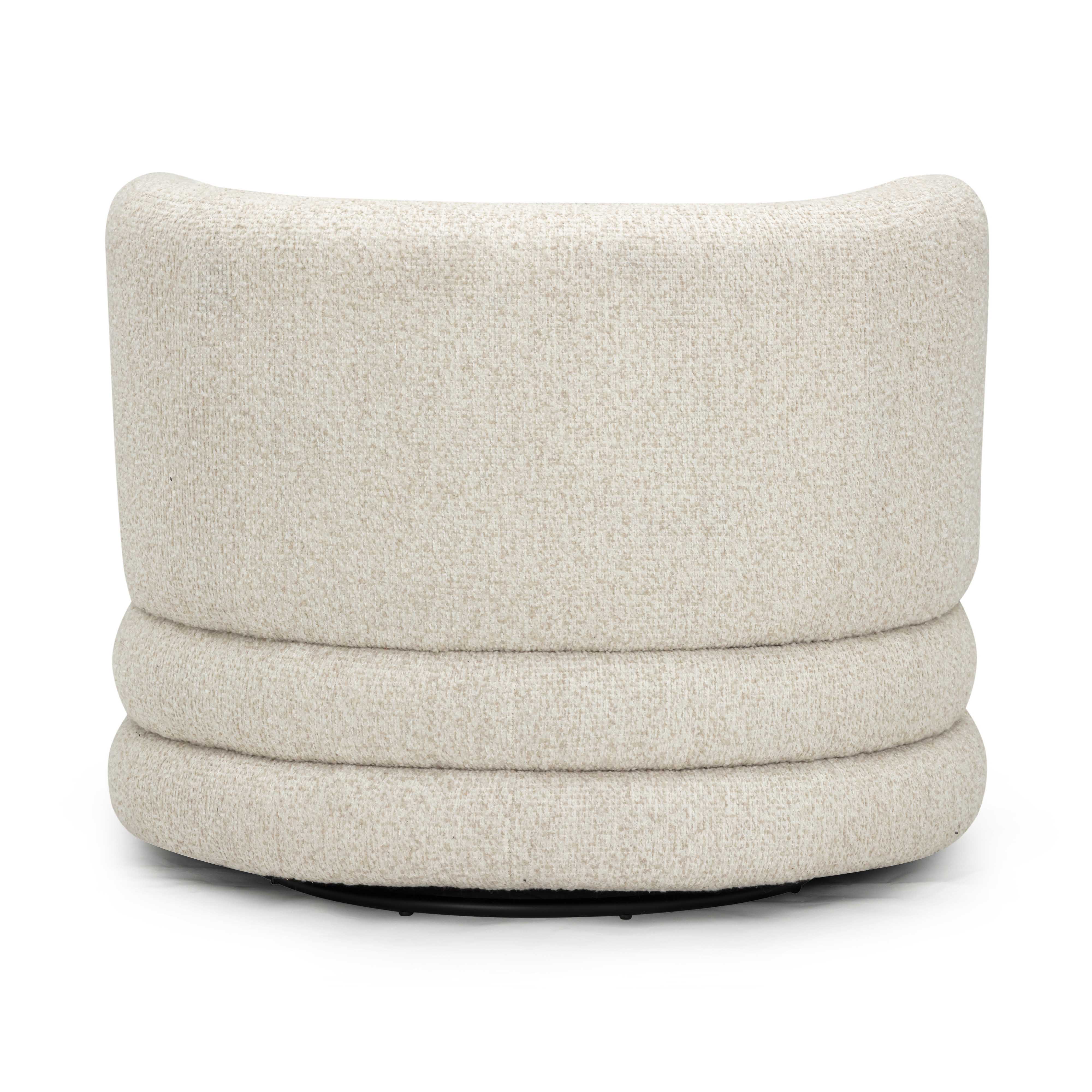 Astor Heavy Performance Boucle Swivel Hotel Lounge Chair - Image 21
