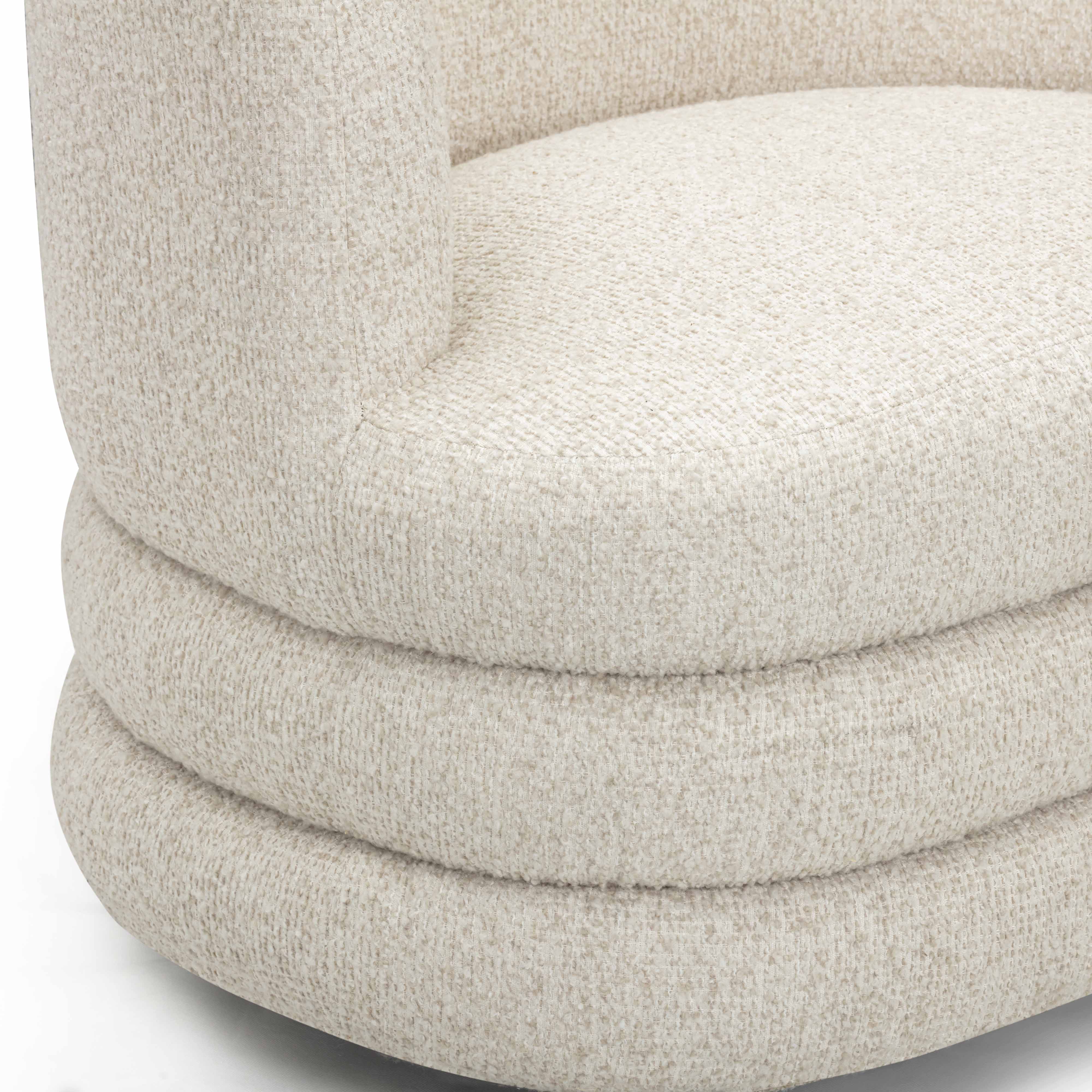 Astor Heavy Performance Boucle Swivel Hotel Lounge Chair - Image 22