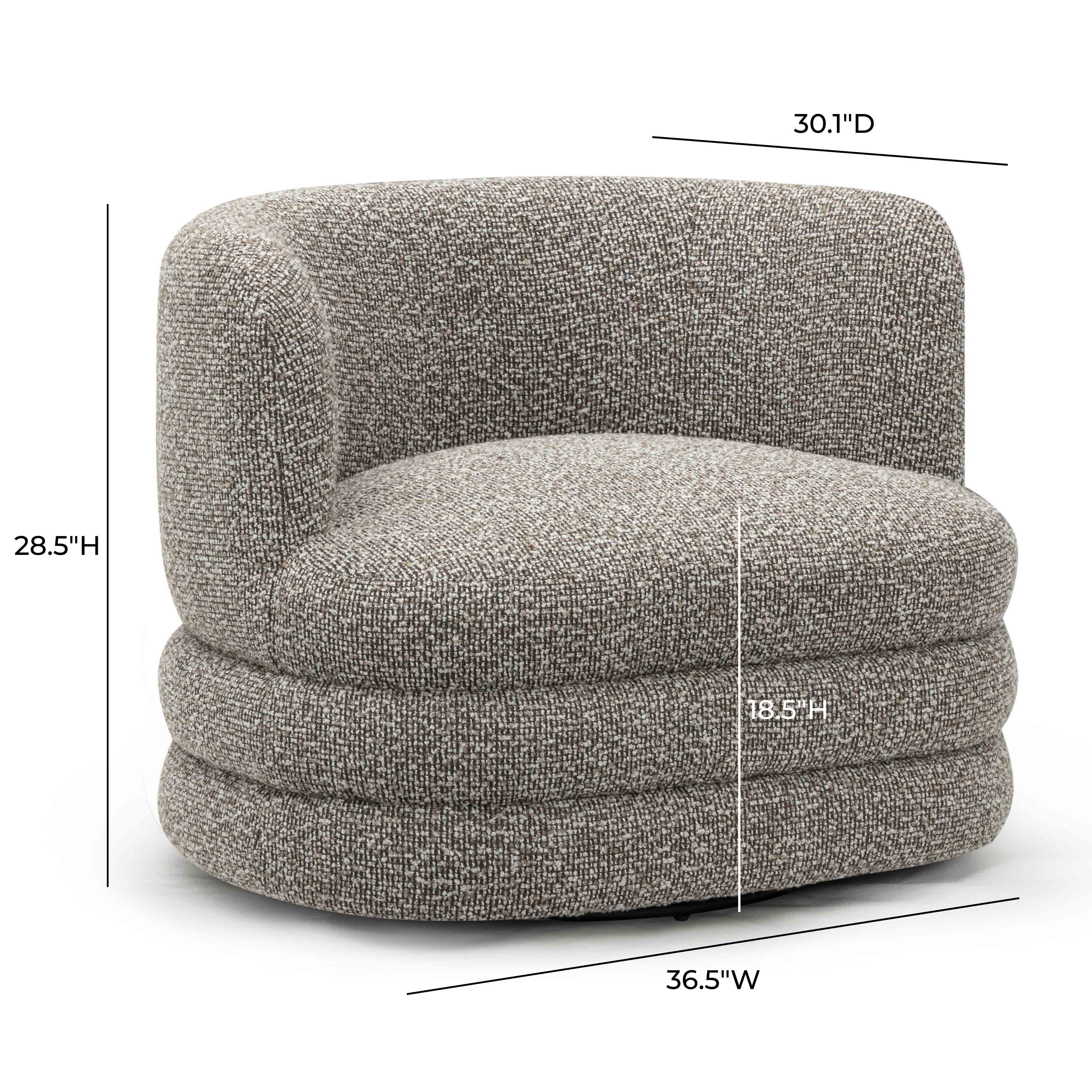 Astor Heavy Performance Boucle Swivel Hotel Lounge Chair - Image 31