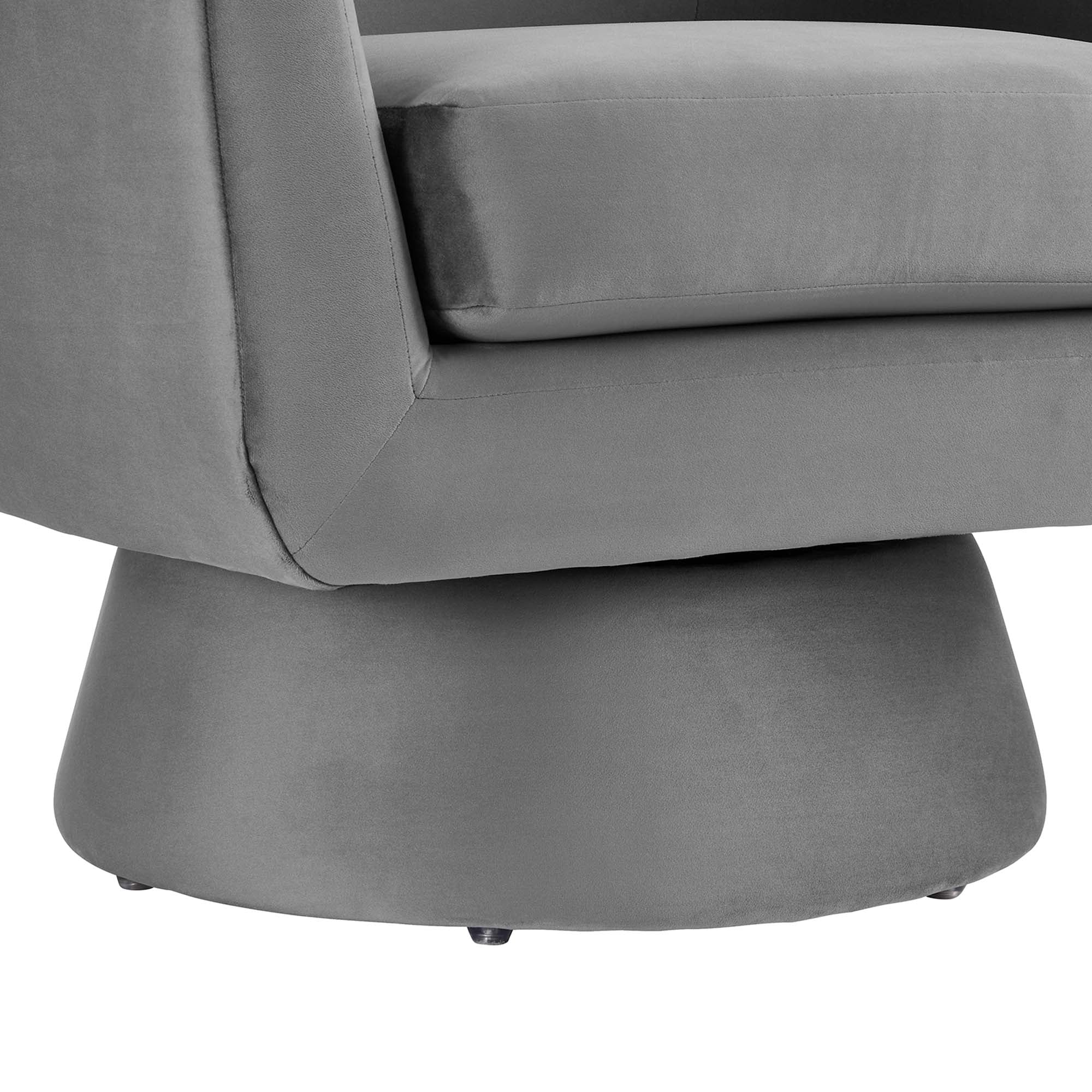 Astral Performance Velvet Swivel Chair - Image 7