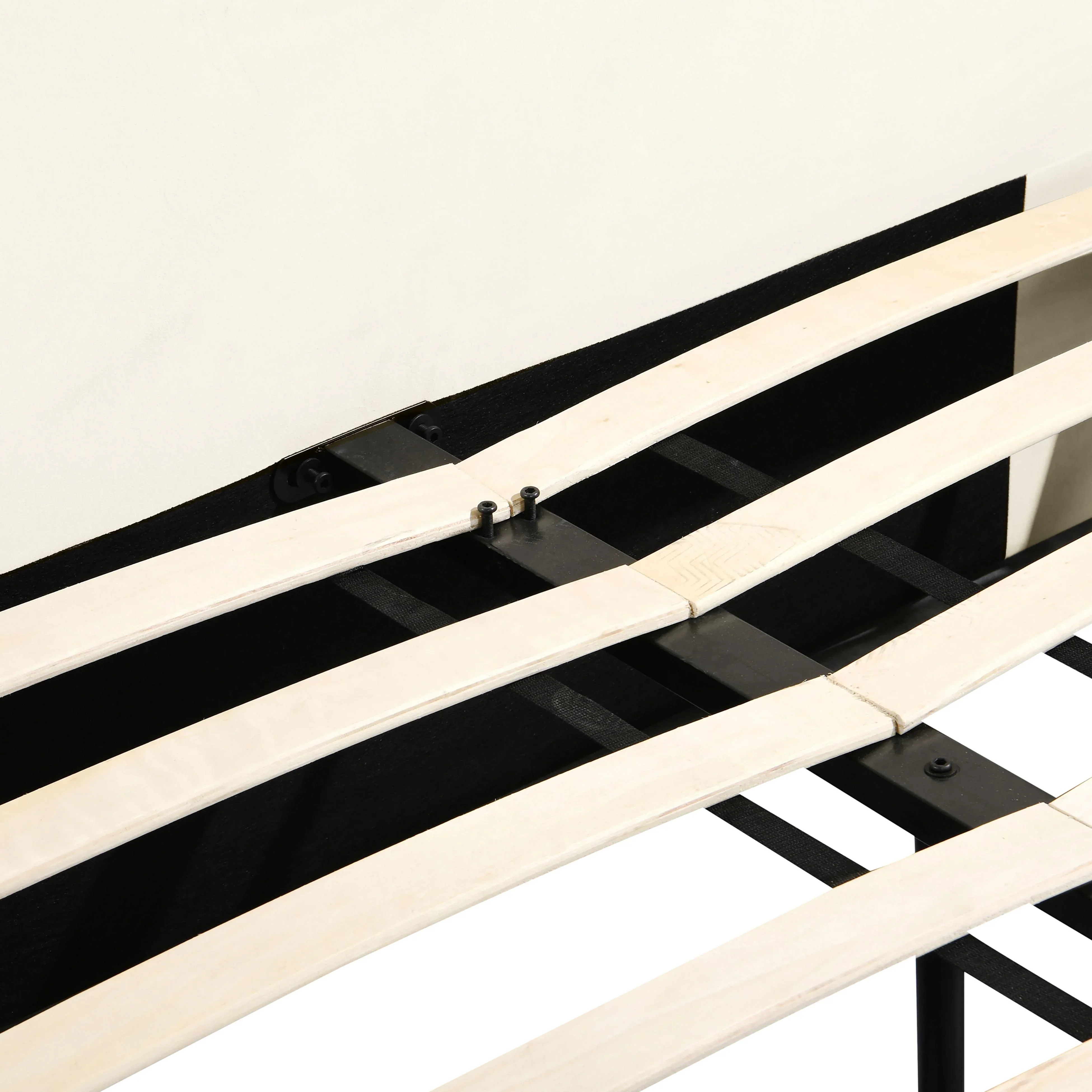 Athara Cream Velvet Bed - Image 5