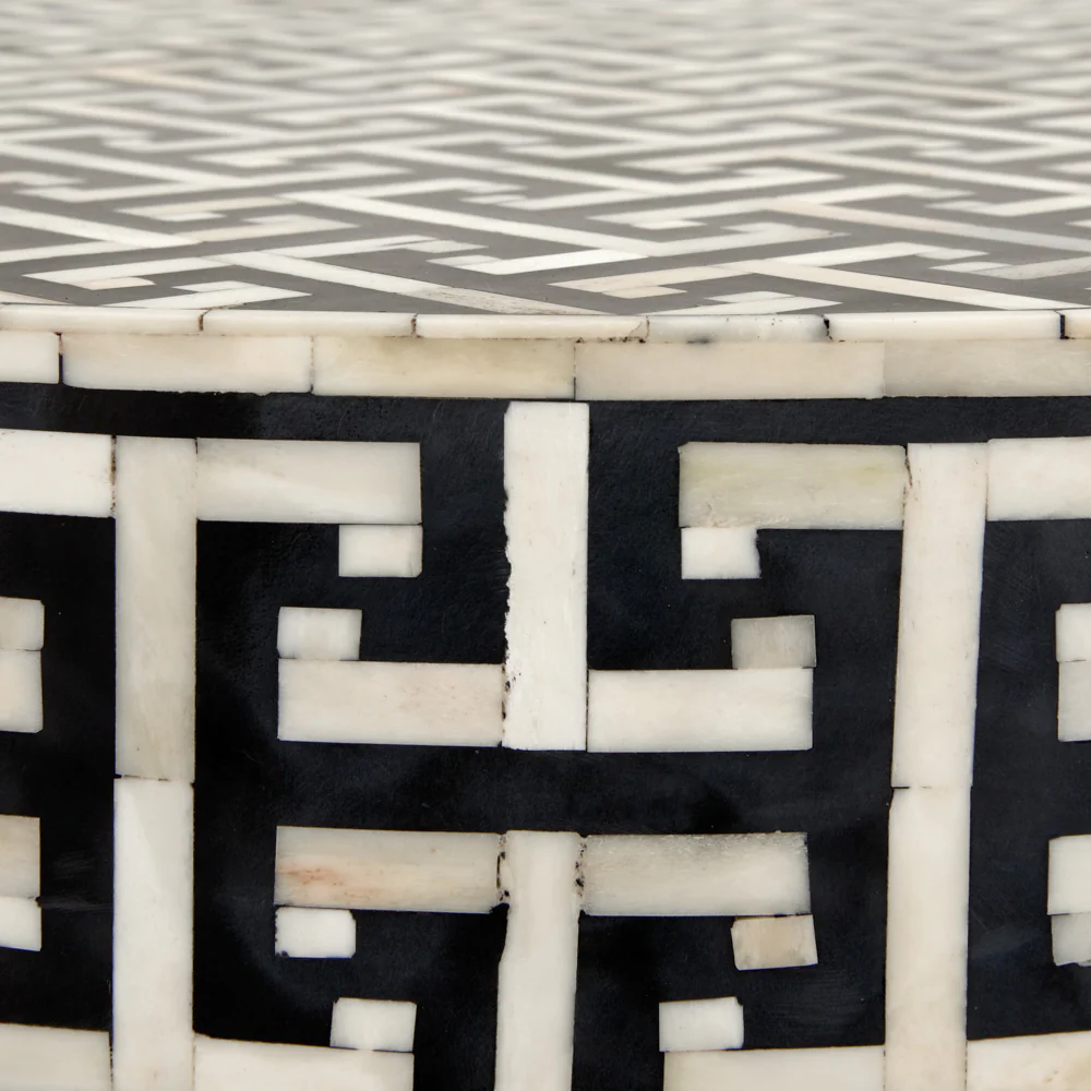 Augustine Bone Inlay End Table - Image 4