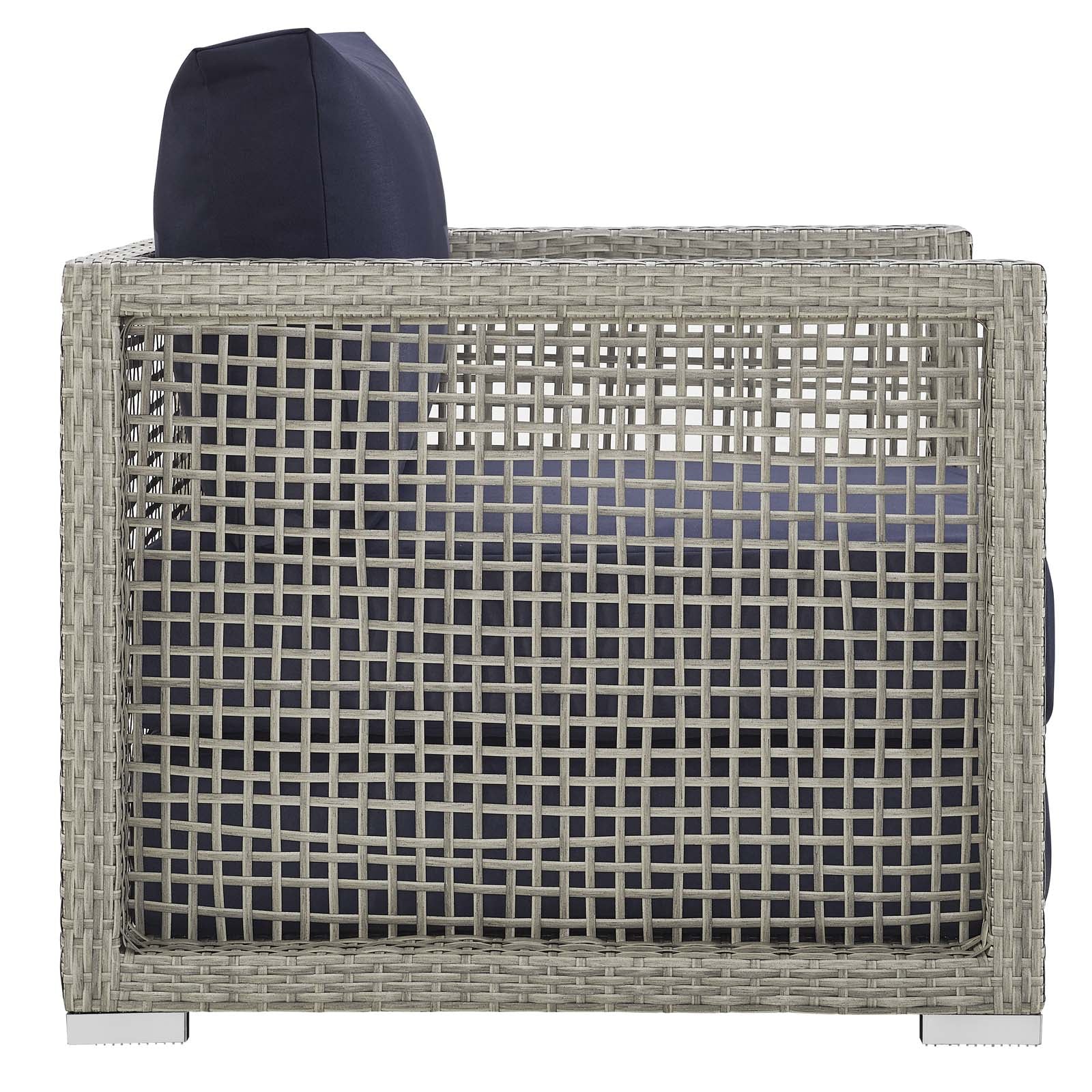 Aura 3 Piece Outdoor Patio Wicker Rattan Set - Image 14