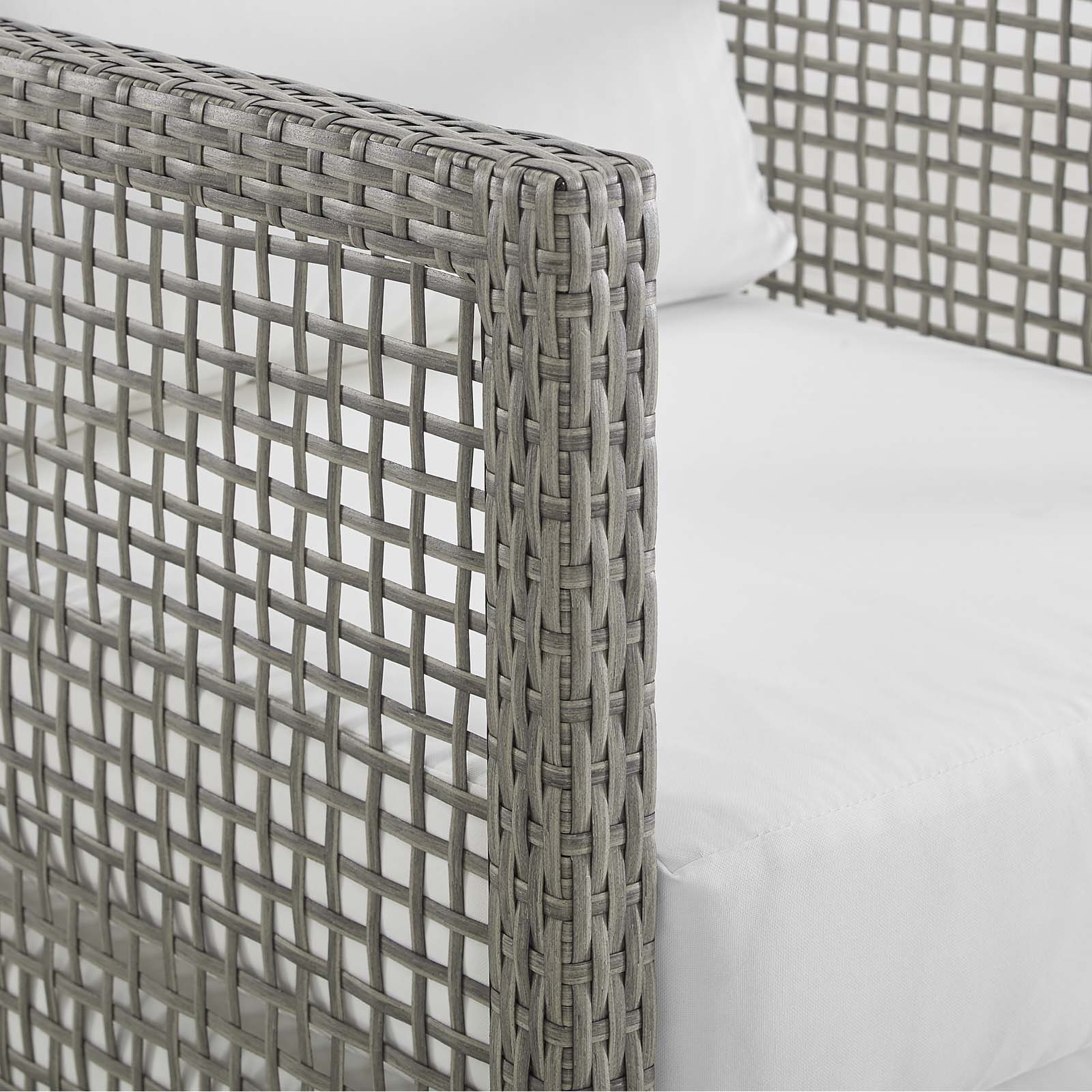 Aura 3 Piece Outdoor Patio Wicker Rattan Set - Image 21