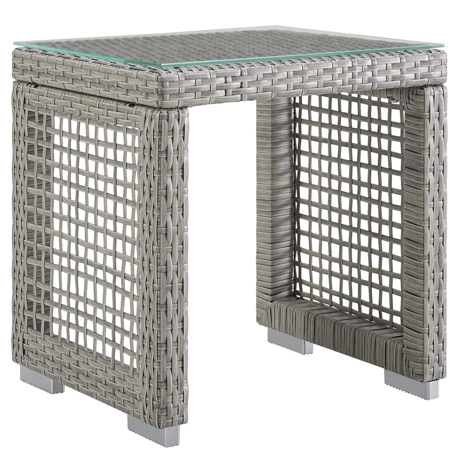 Aura 3 Piece Outdoor Patio Wicker Rattan Set - Image 22