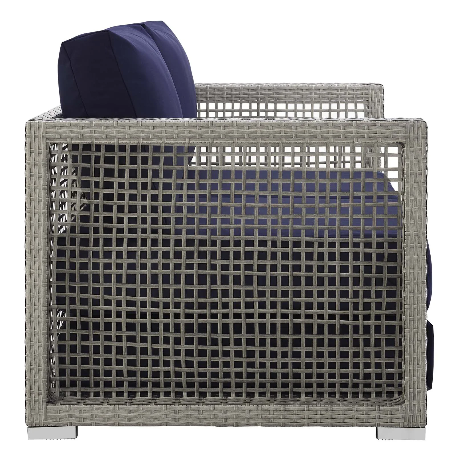 Aura 3 Piece Outdoor Patio Wicker Rattan Set - Image 15