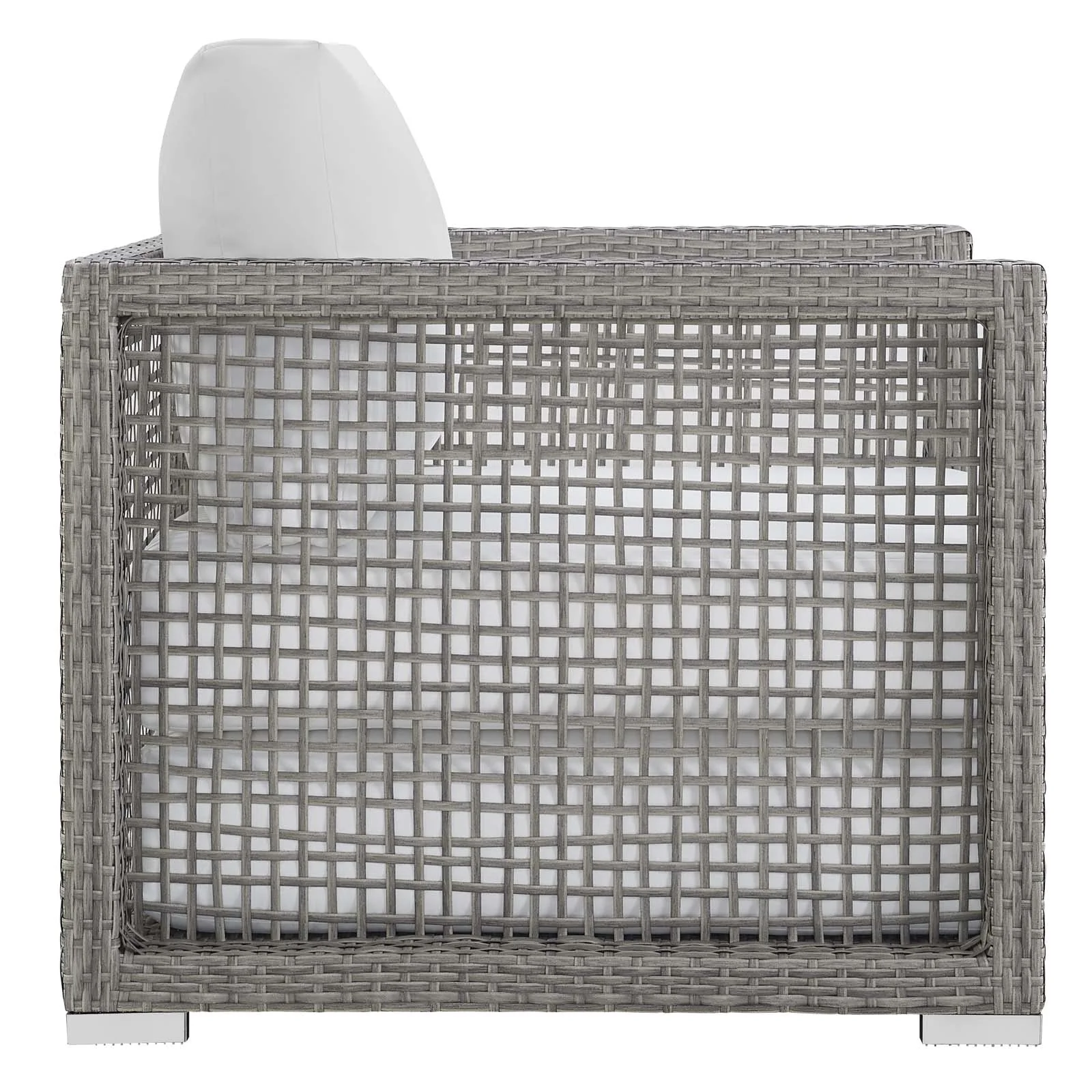 Aura 3 Piece Outdoor Patio Wicker Rattan Set - Image 24