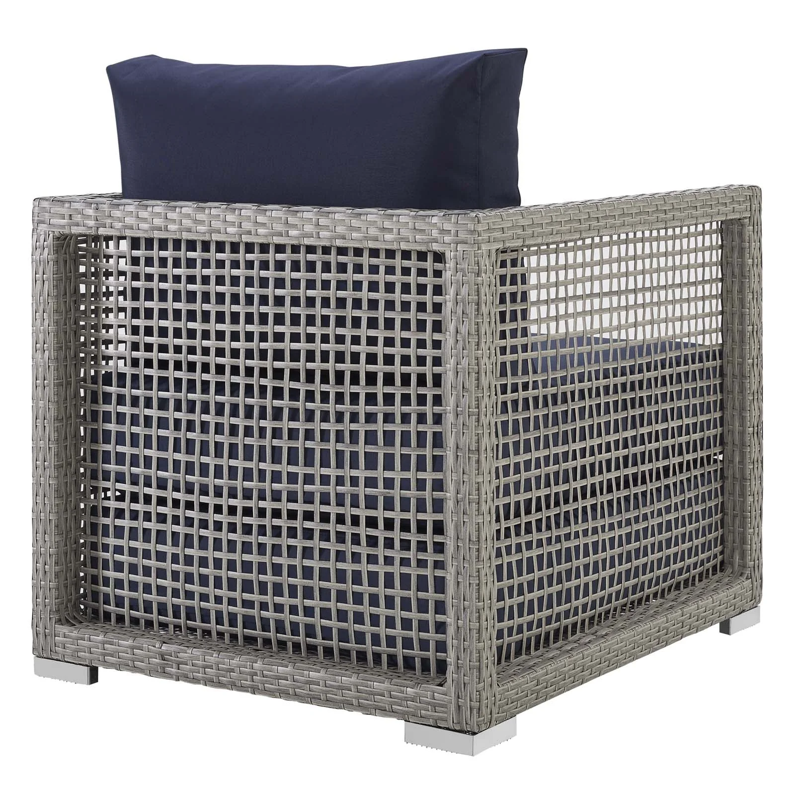Aura 3 Piece Outdoor Patio Wicker Rattan Set - Image 15