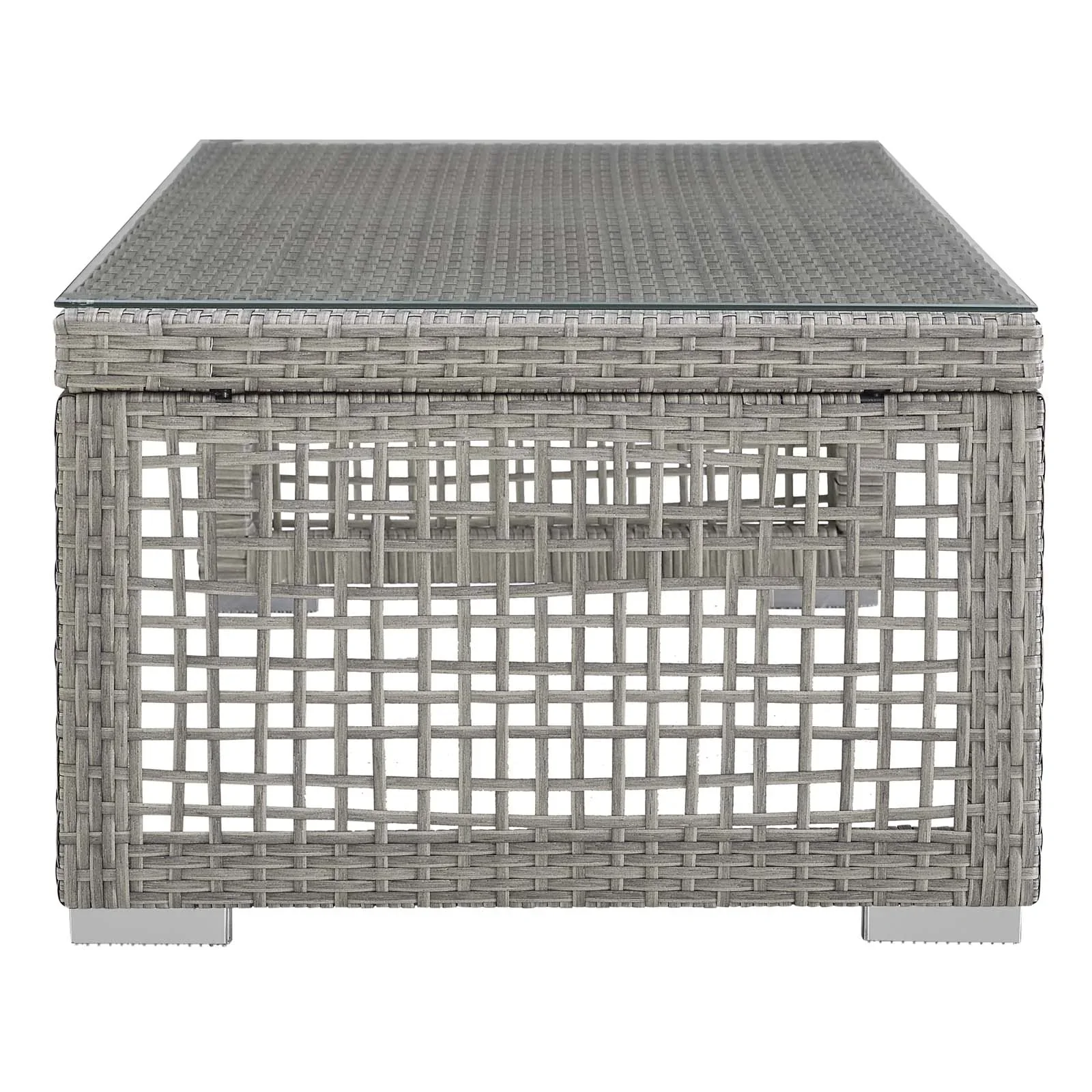Aura 6 Piece Outdoor Patio Wicker Rattan Set - Image 22