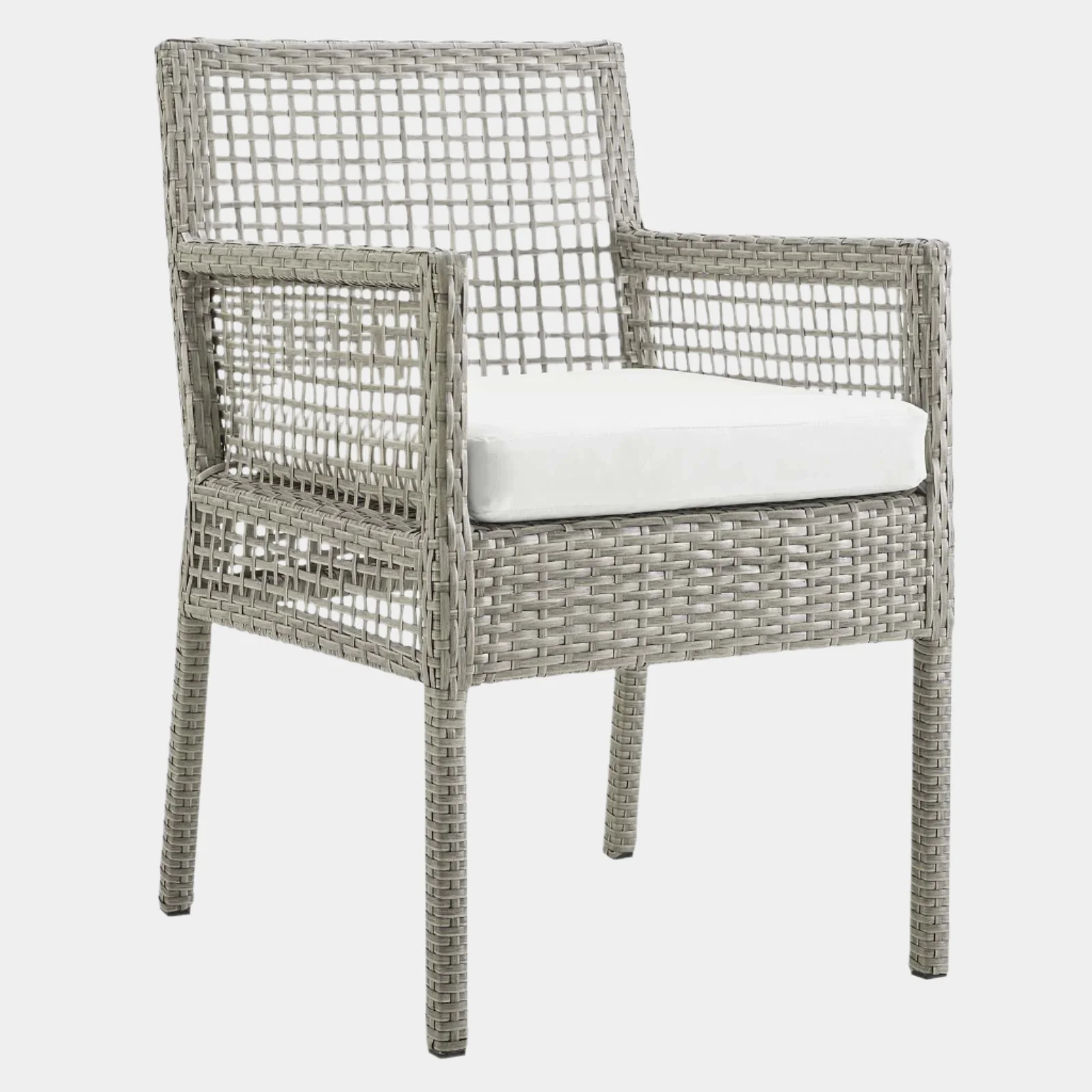 Aura Outdoor Patio Wicker Rattan Dining Armchair - Image 17