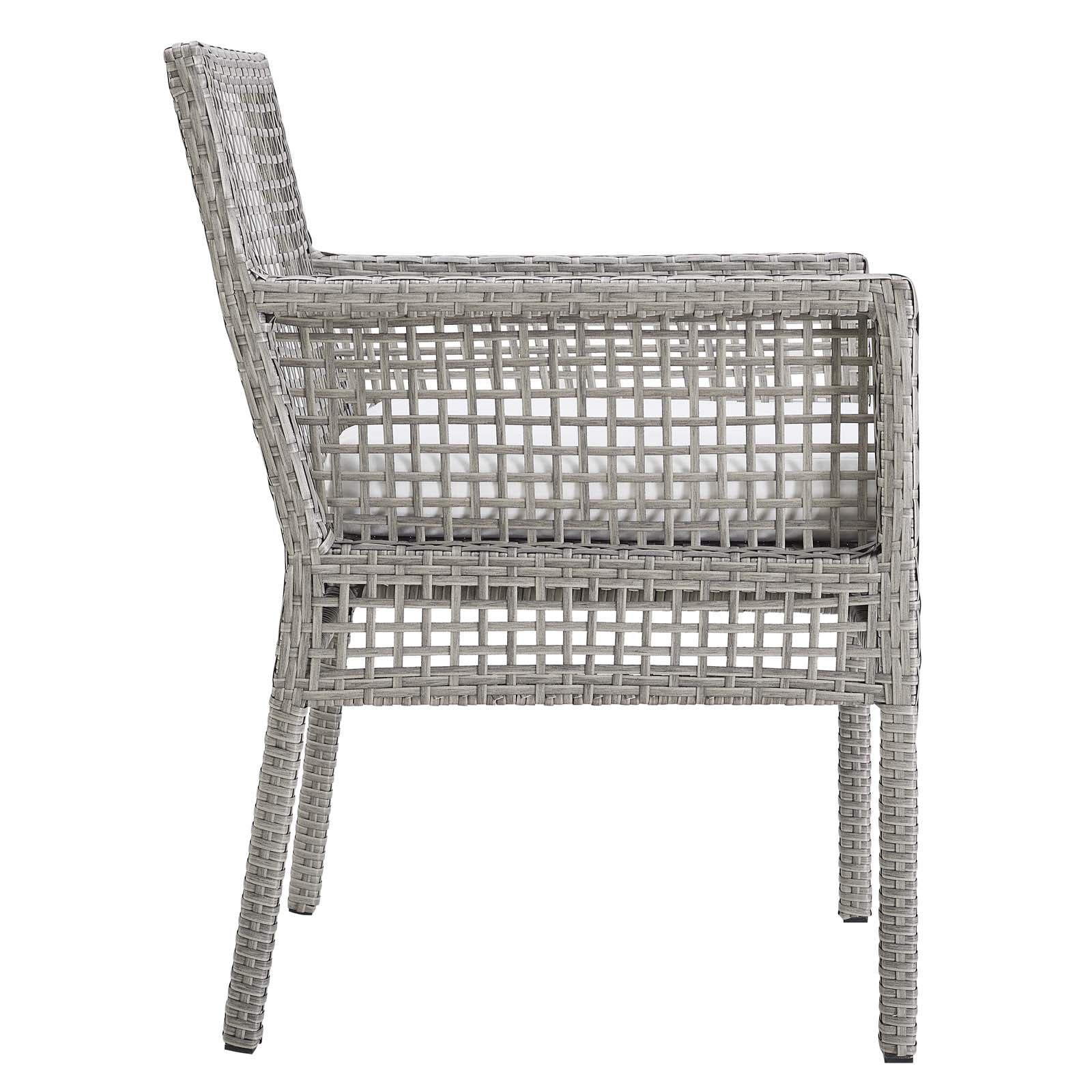 Aura Outdoor Patio Wicker Rattan Dining Armchair - Image 19
