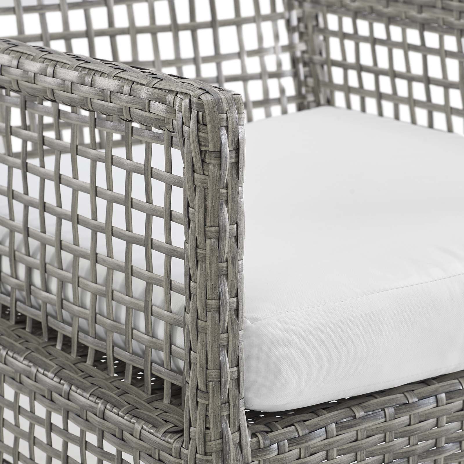 Aura Outdoor Patio Wicker Rattan Dining Armchair - Image 21