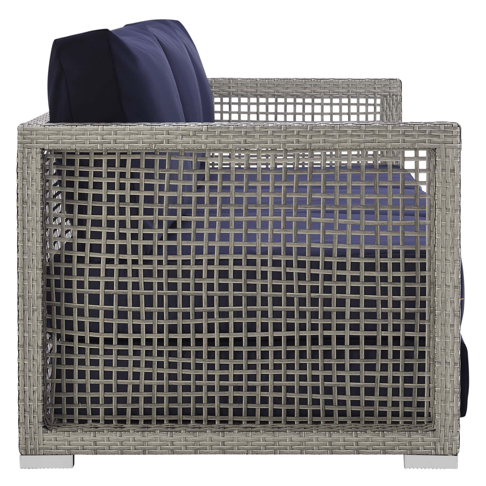 Aura Outdoor Patio Wicker Rattan Sofa - Image 13