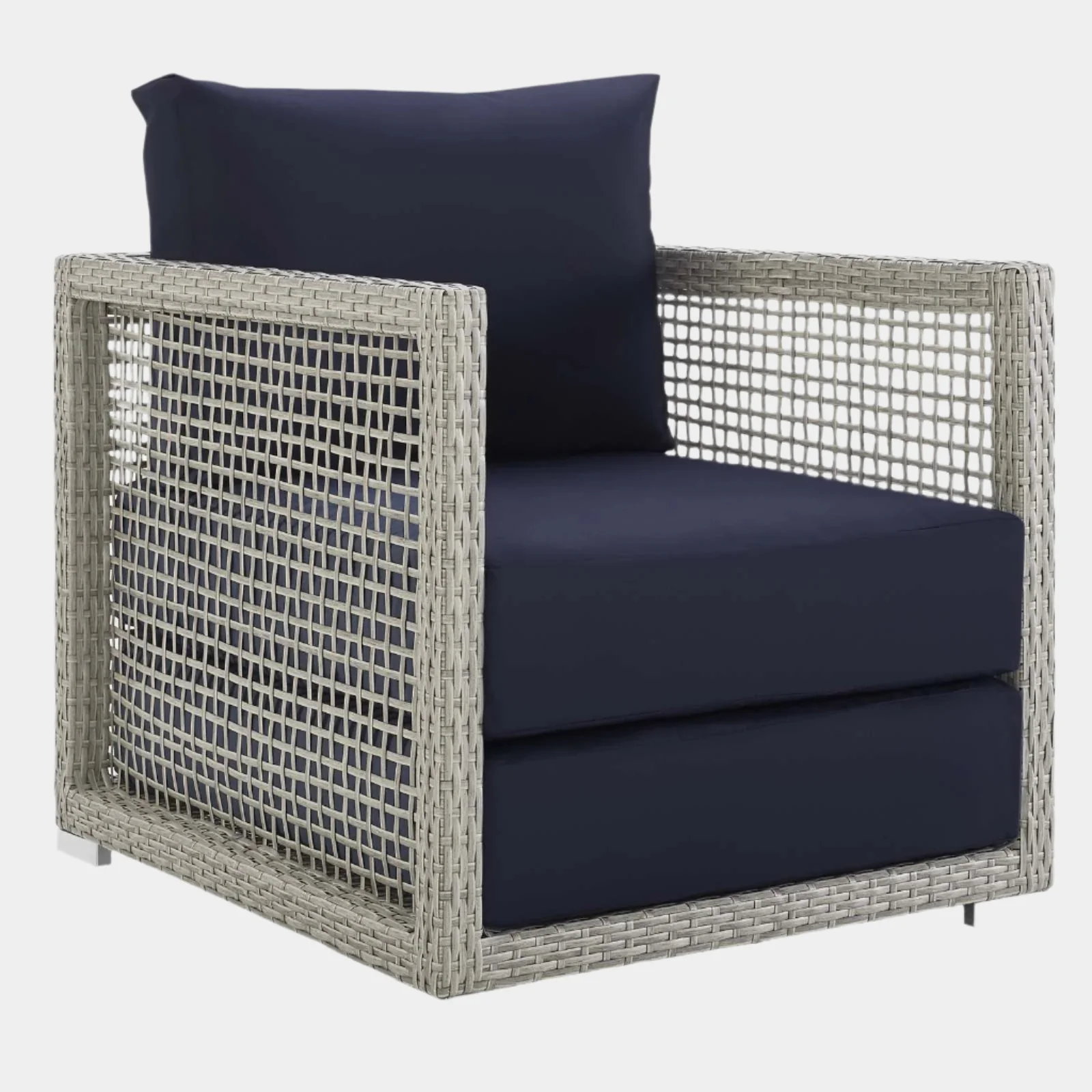 Aura Rattan Outdoor Patio Armchair - Image 9