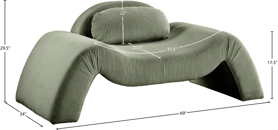 Austin Corduroy Upholstered Accent Chair - Image 26