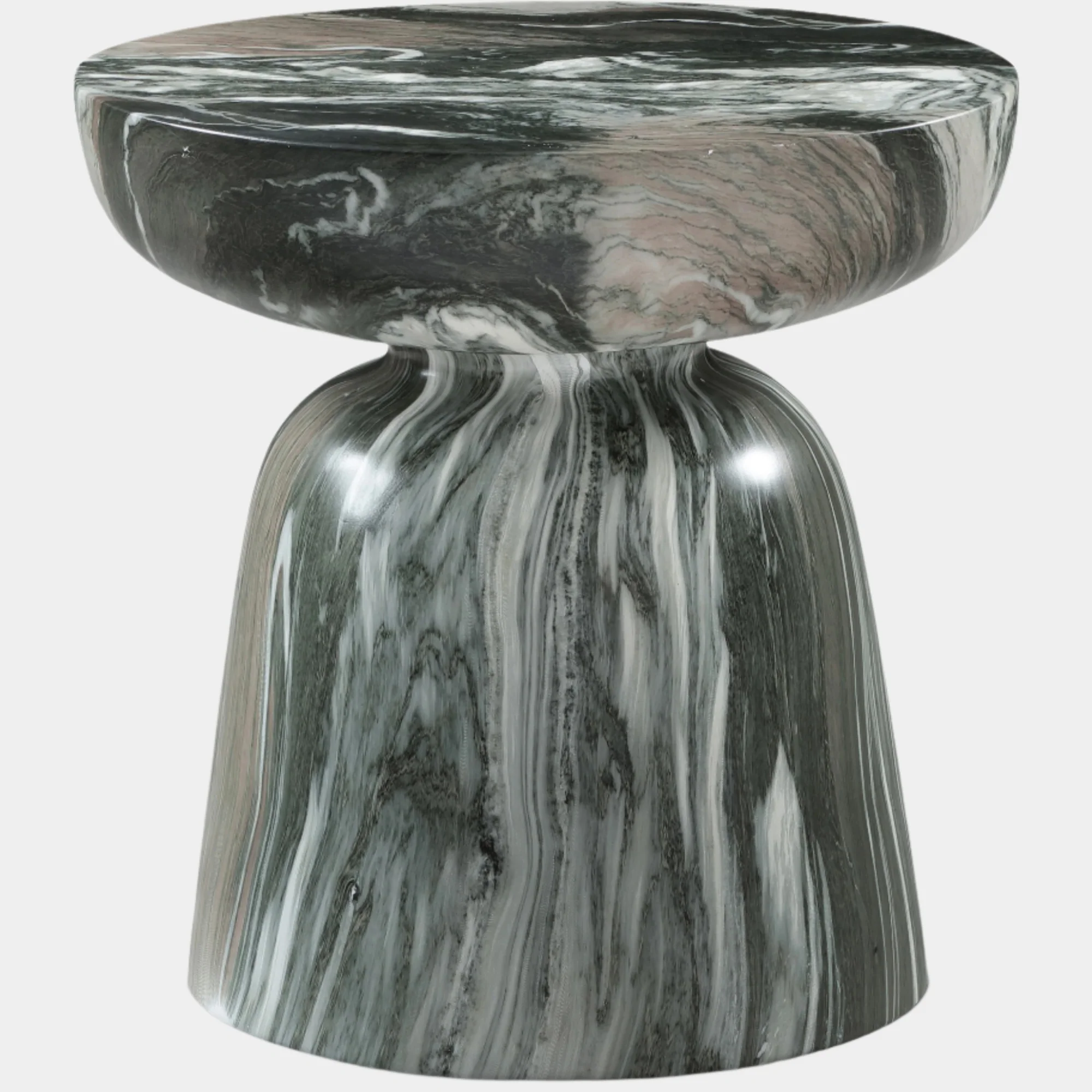 Avellino Marble Finish Indoor / Outdoor Concrete End Table - Image 15