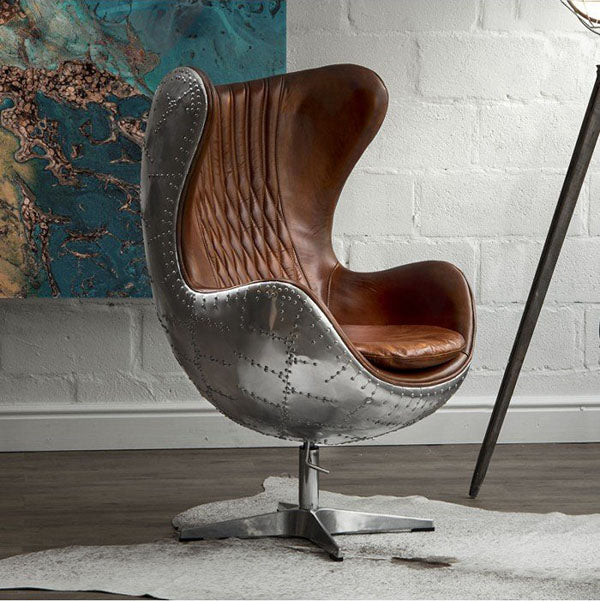 Aviator Egg Lounge Chair - Image 3