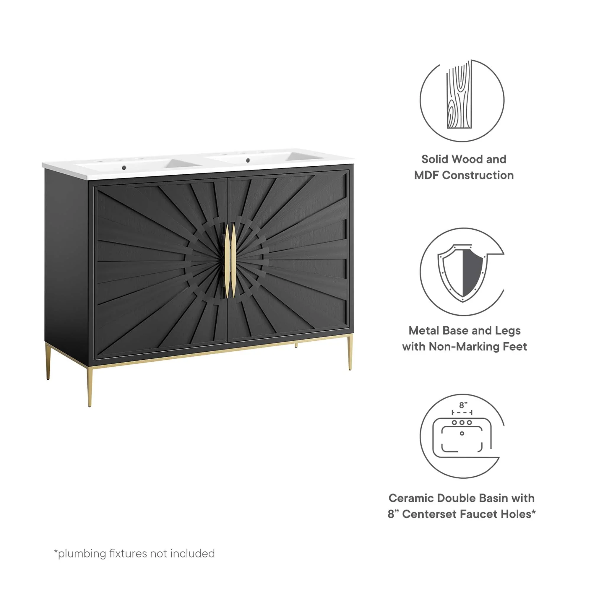 Awaken Bathroom Vanity Basin Included - Image 110
