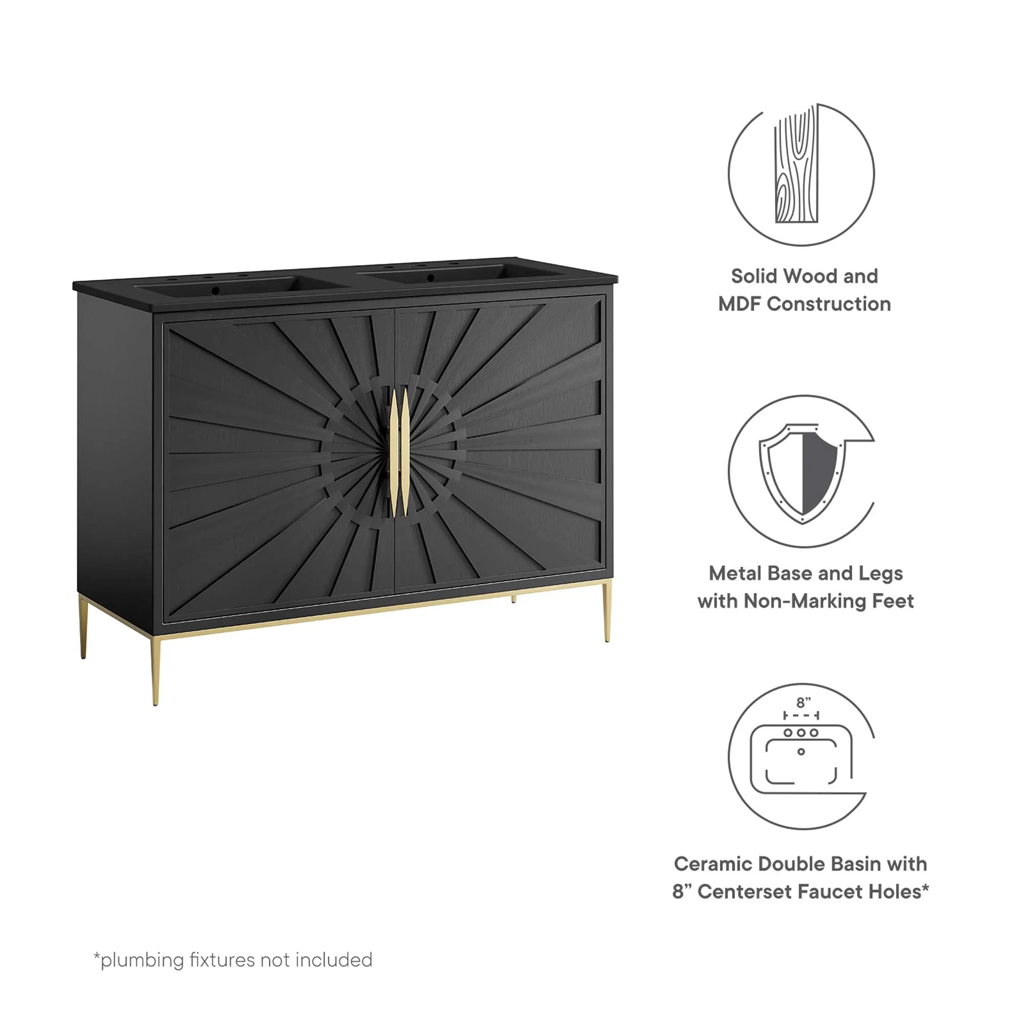Awaken Bathroom Vanity Basin Included - Image 120