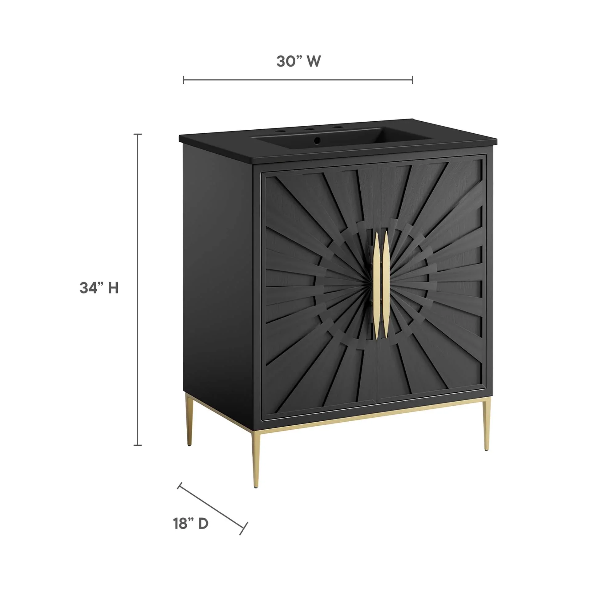 Awaken Bathroom Vanity Basin Included - Image 59