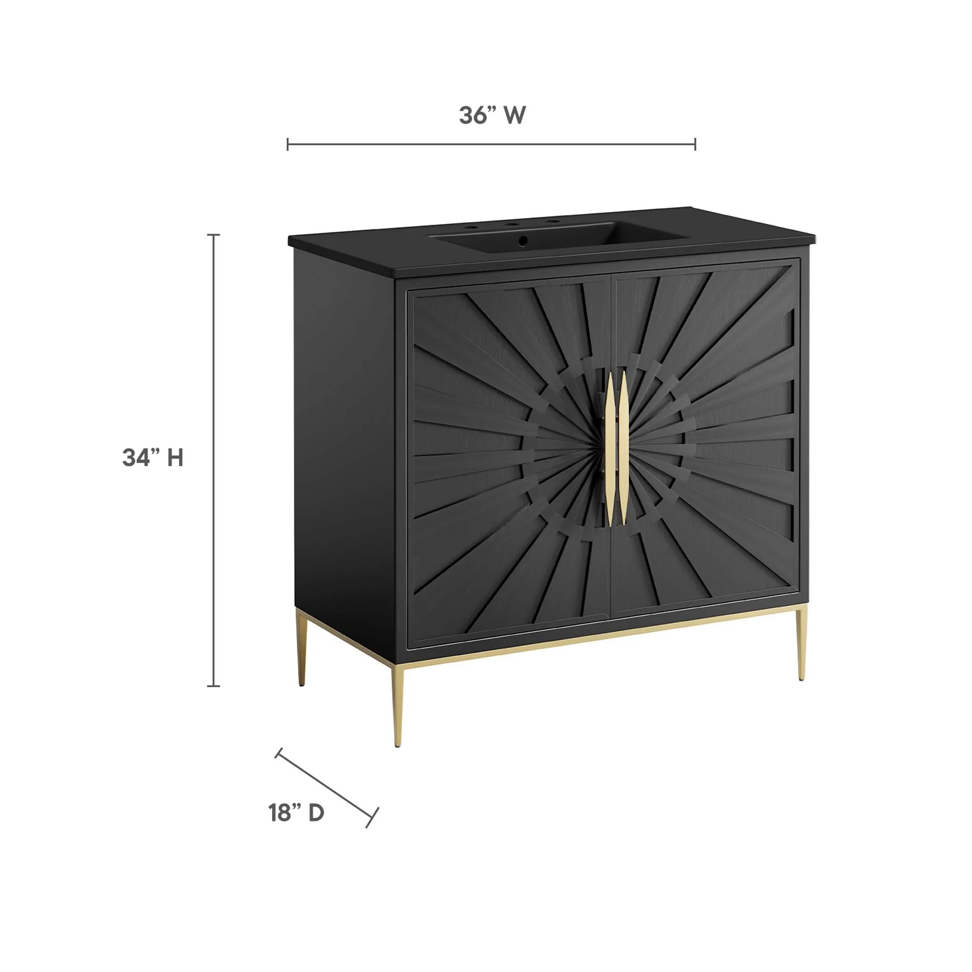 Awaken Bathroom Vanity Basin Included - Image 79