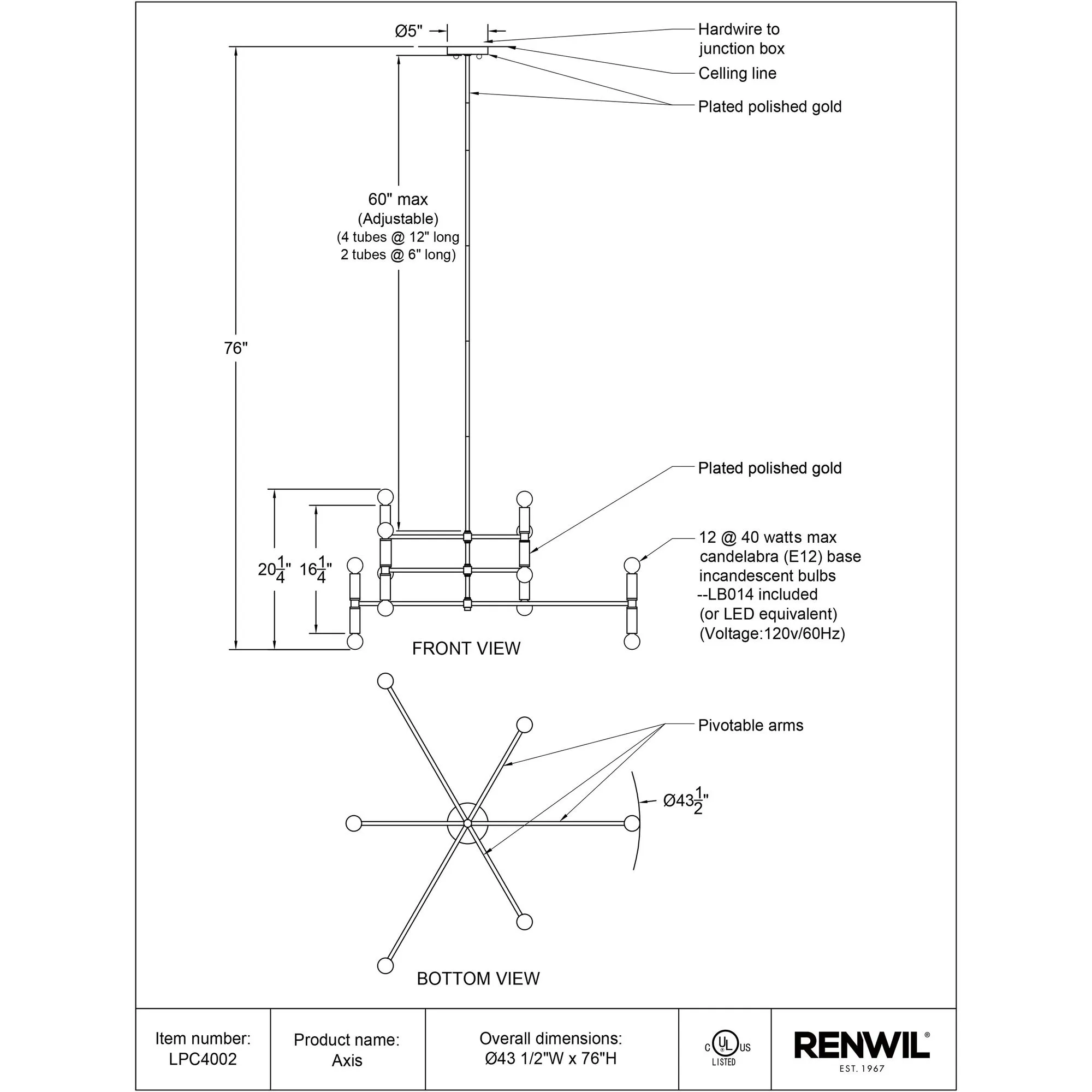 Axis Pendant Lamp - Image 3