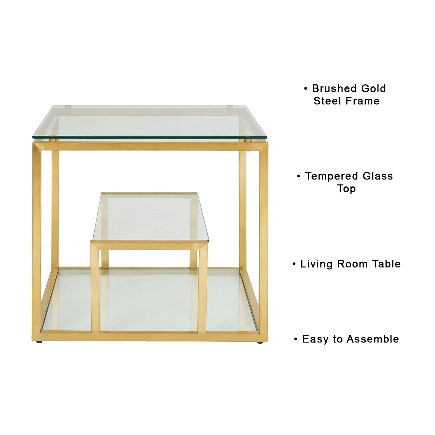 Barolo Gold End Table - Image 9