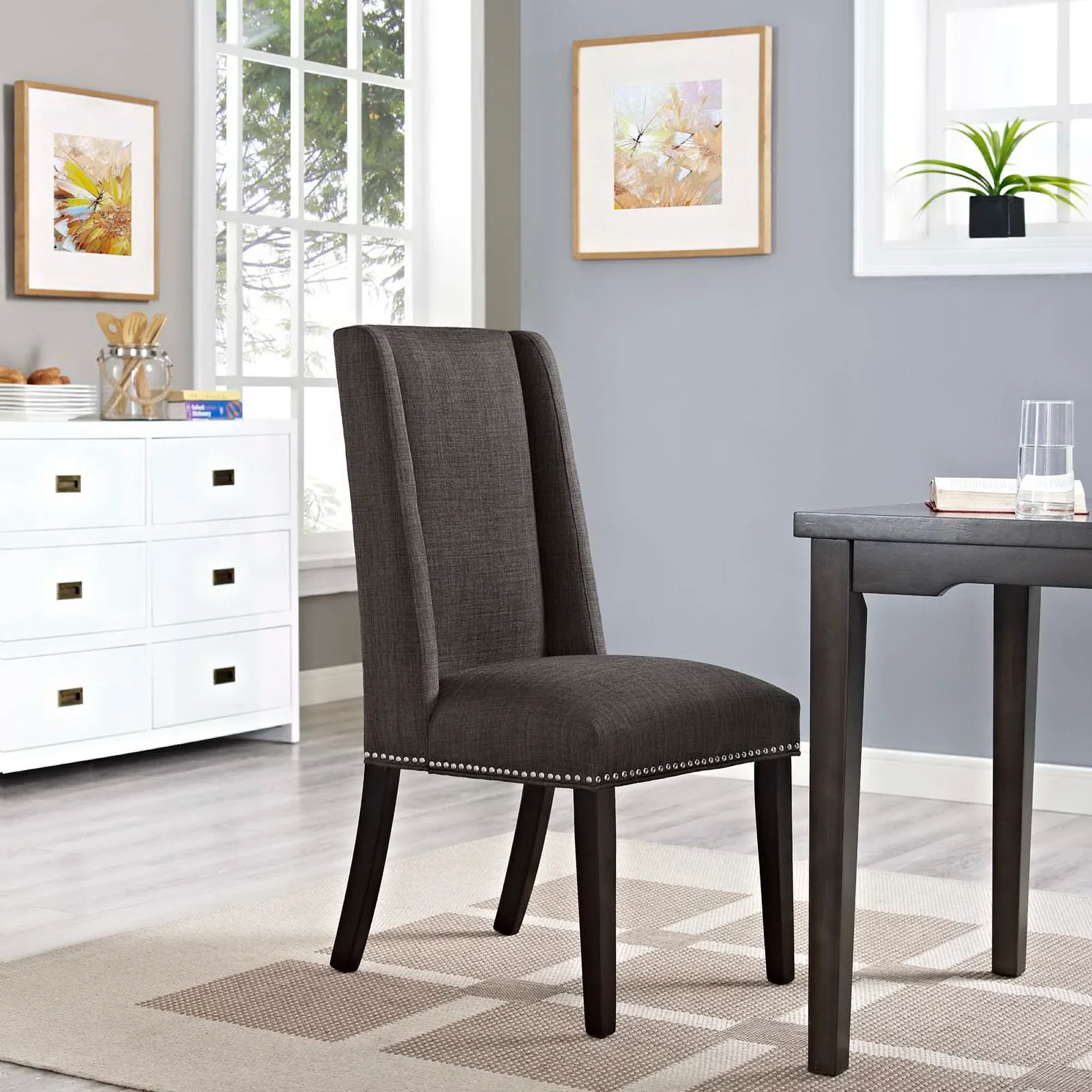 Baron Fabric Dining Chair - Image 6