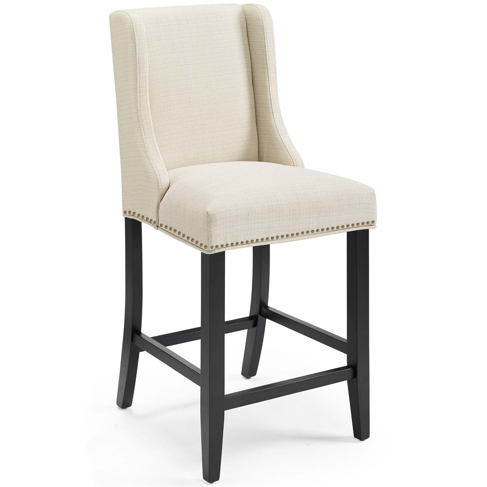 Baron Upholstered Fabric Counter Stool Set of 2 - Image 10