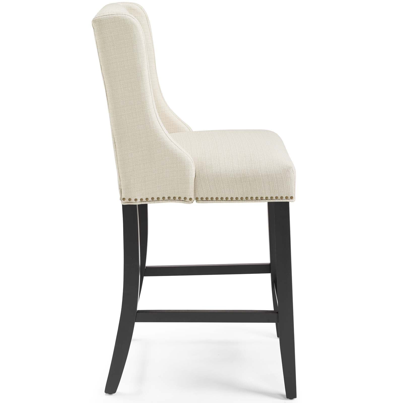Baron Upholstered Fabric Counter Stool Set of 2 - Image 11