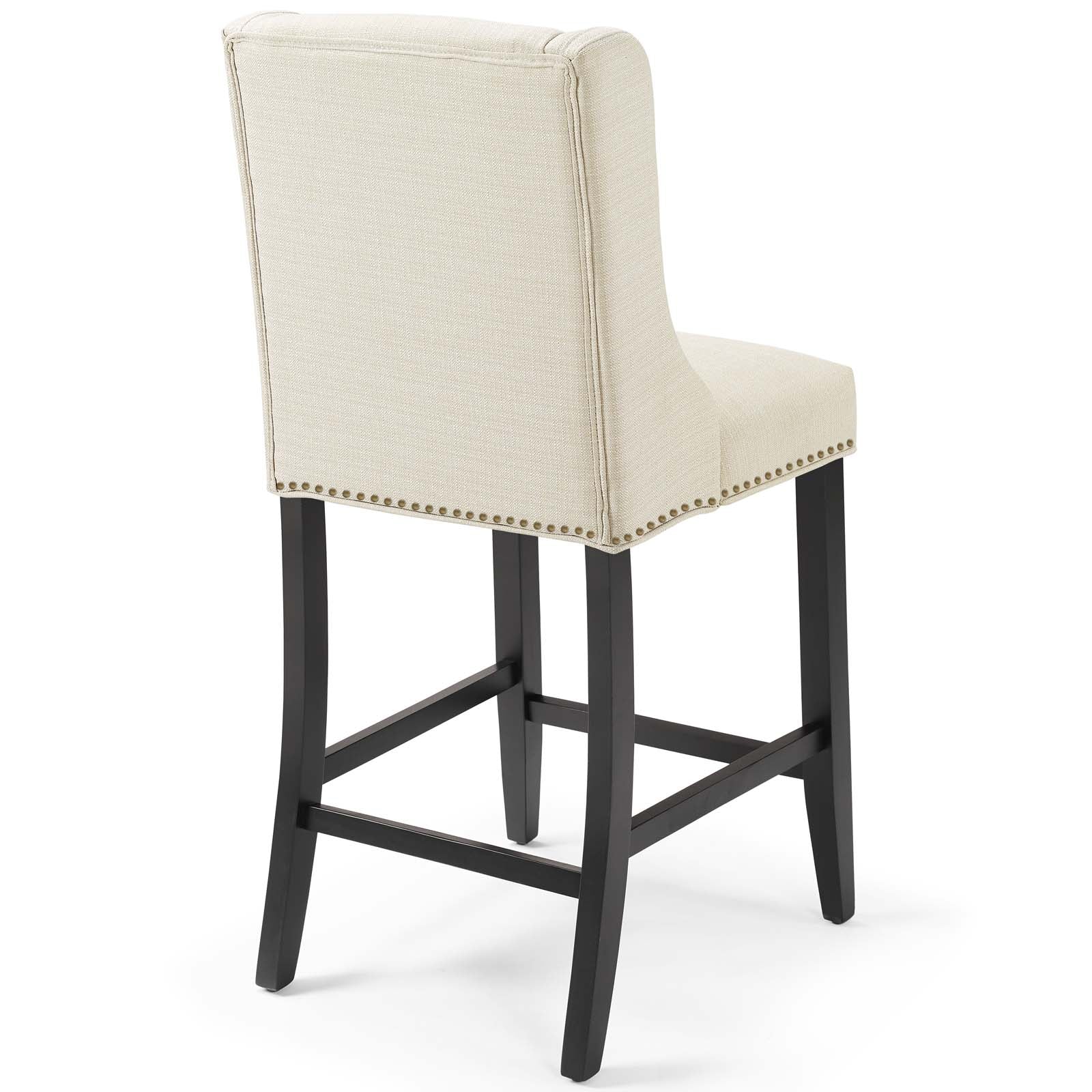 Baron Upholstered Fabric Counter Stool Set of 2 - Image 12