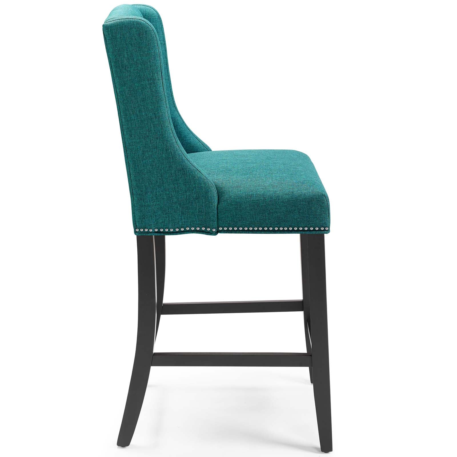 Baron Upholstered Fabric Counter Stool Set of 2 - Image 18