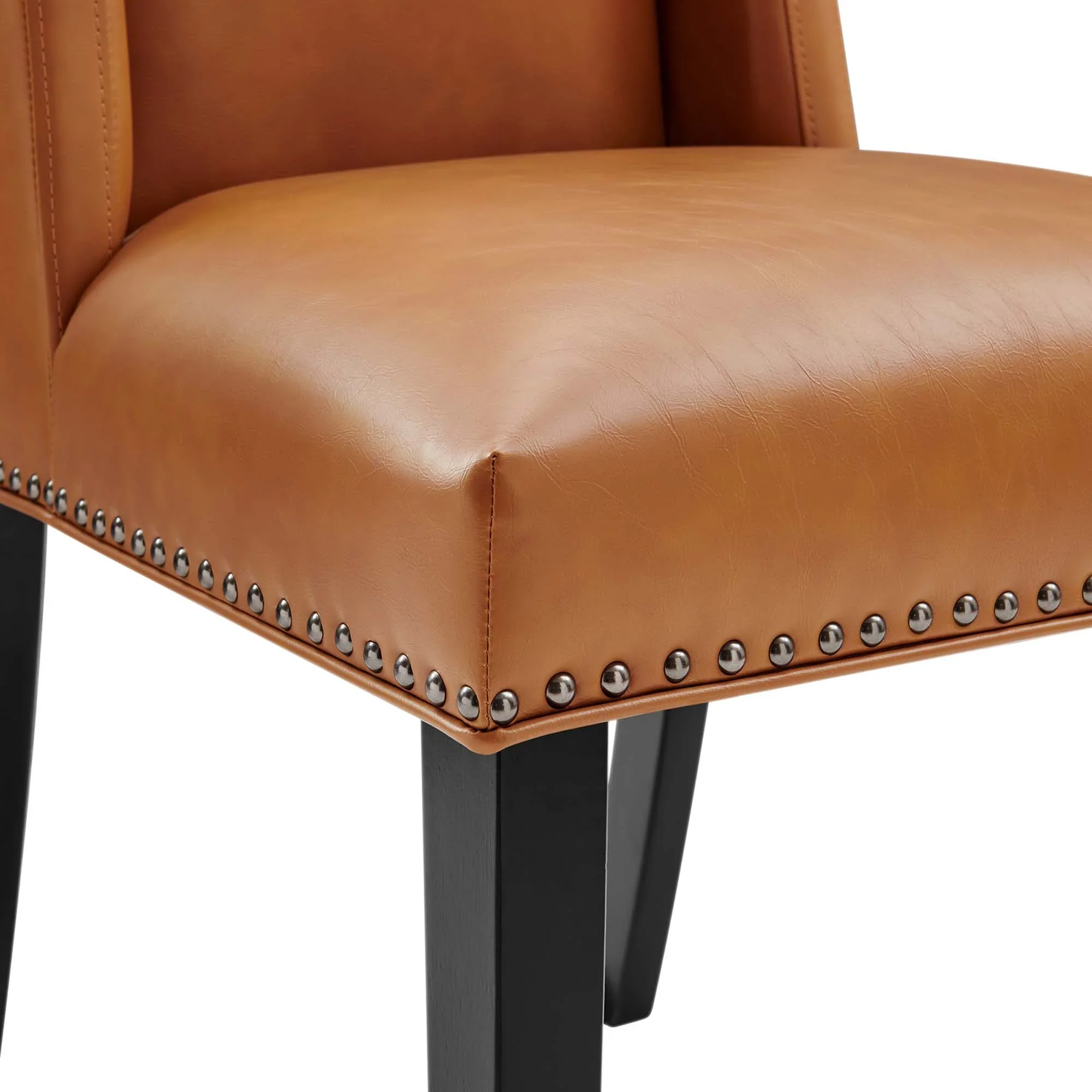 Baron Vegan Leather Dining Chair - Image 17